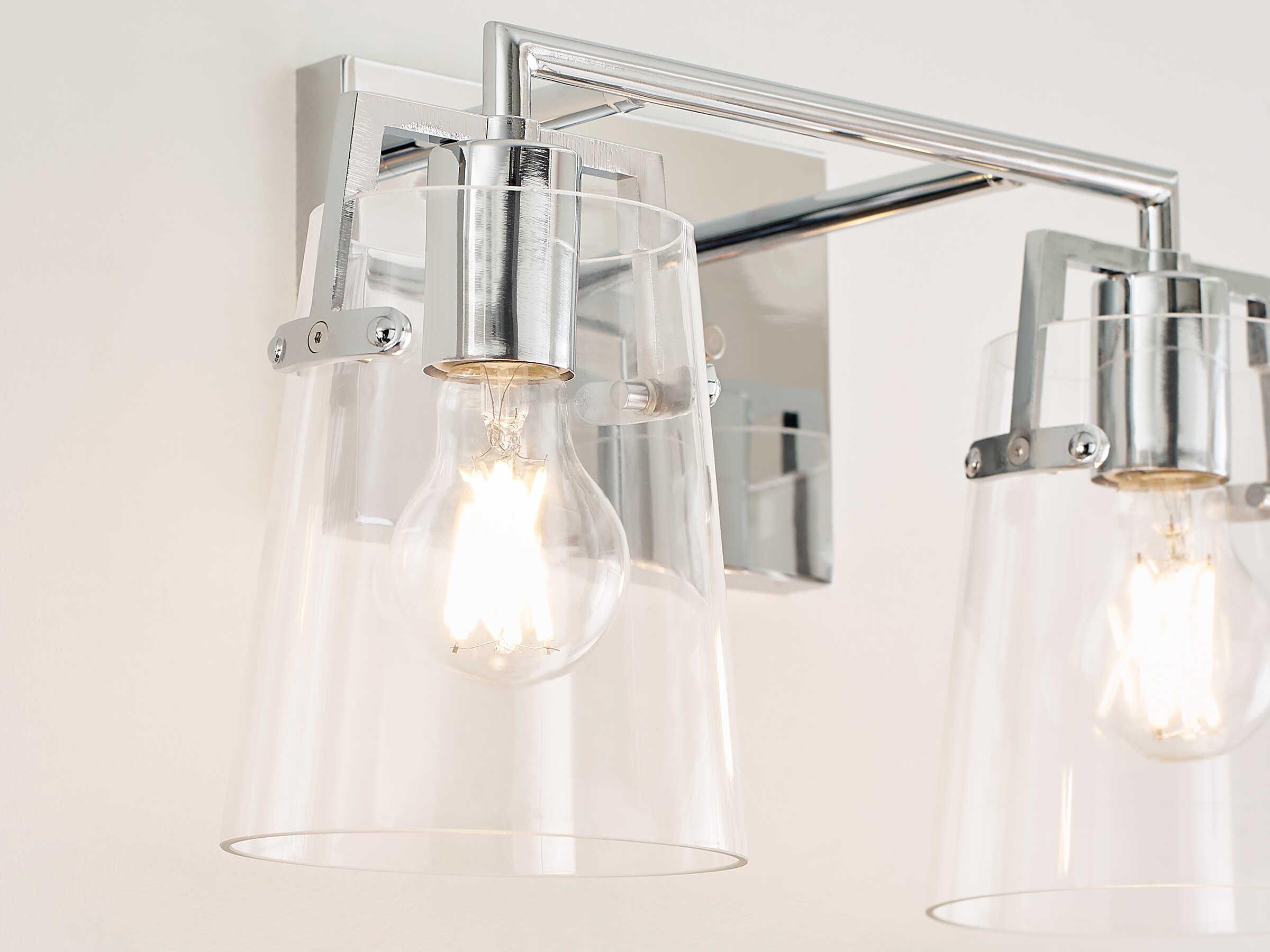 Visual Comfort Studio Crofton 2-Light Chrome Vanity Light