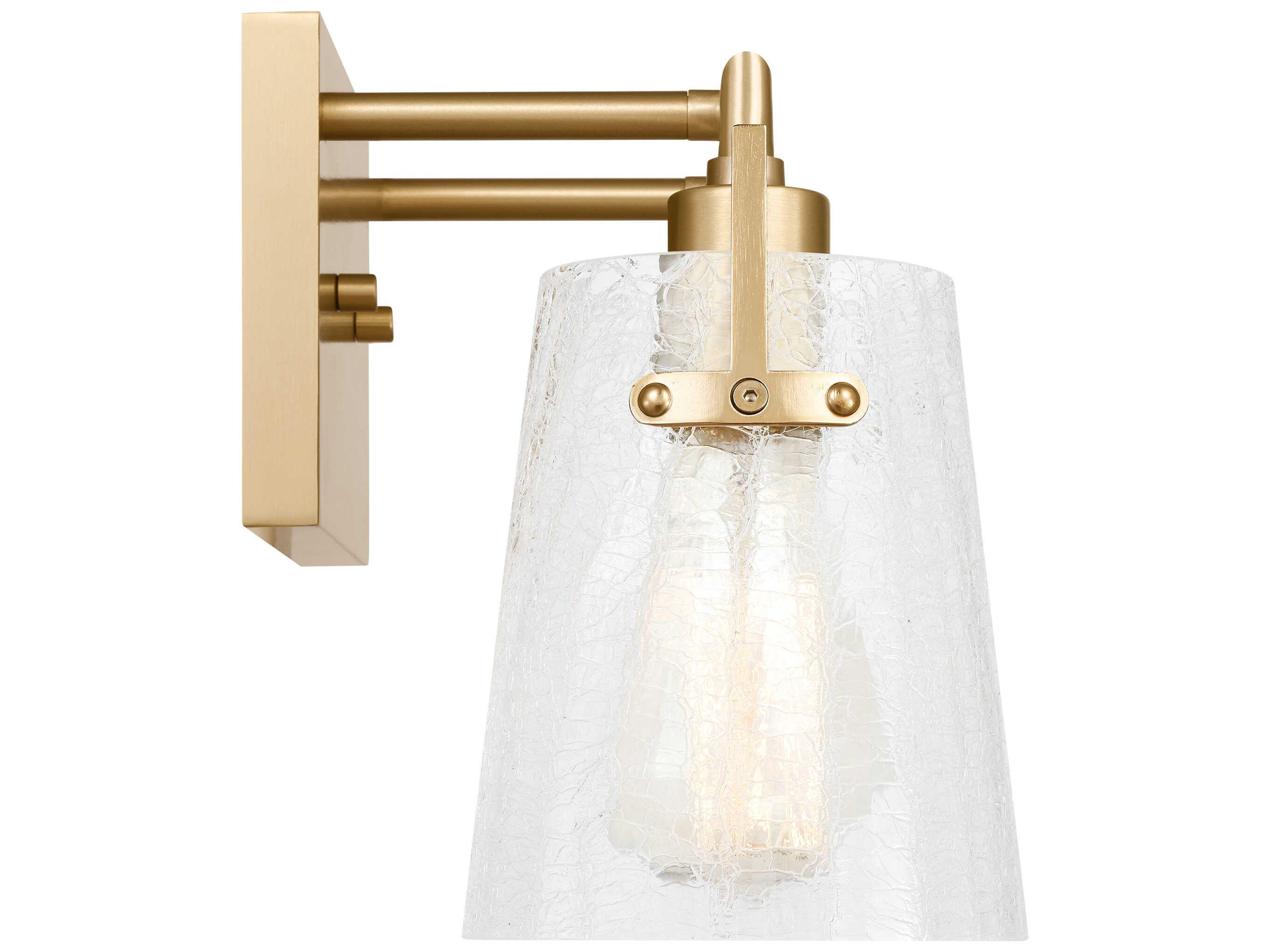 Visual Comfort Studio Crofton 2-Light Satin Brass Vanity Light