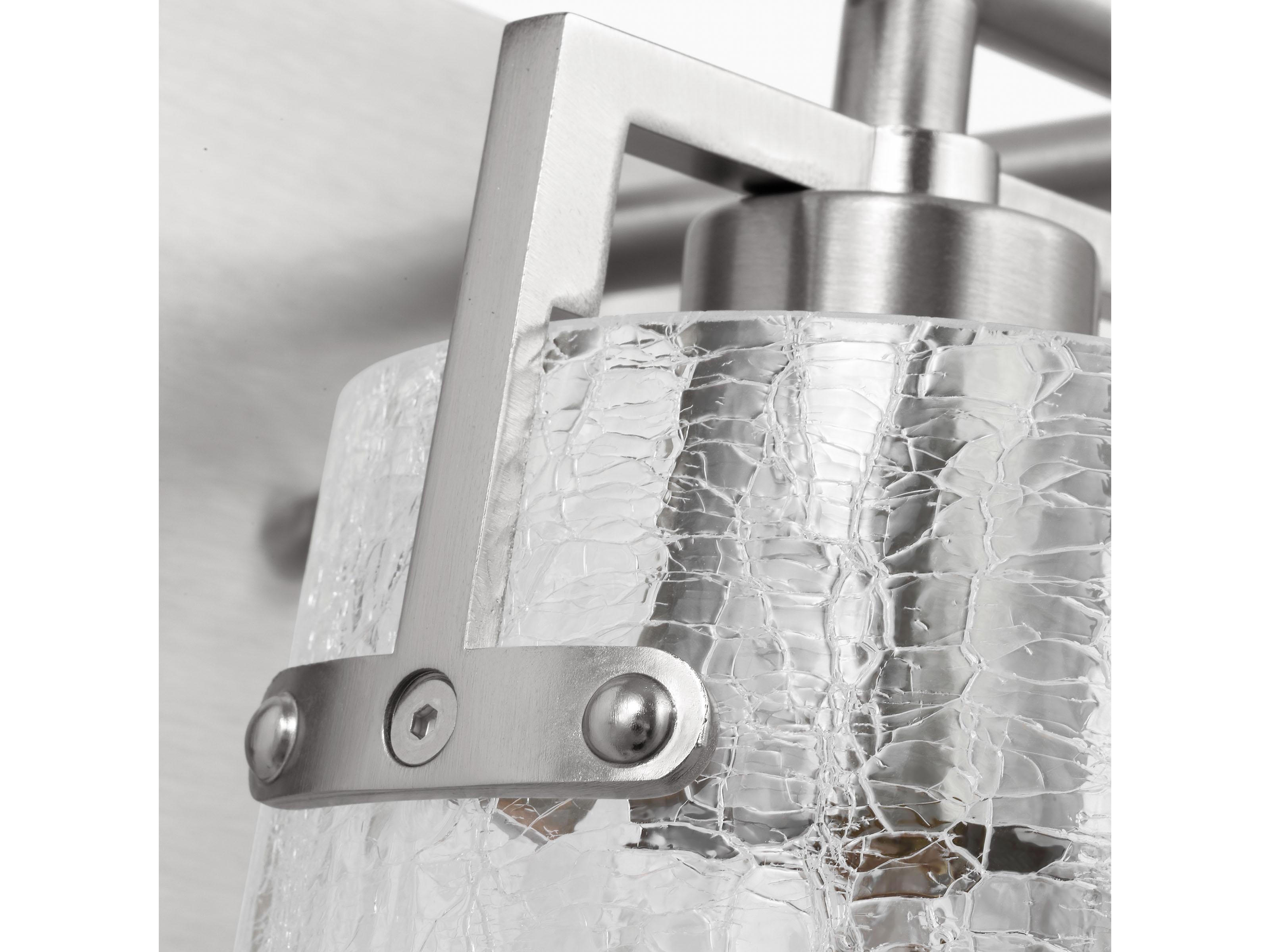 Visual Comfort Studio Crofton 3-Light Brushed Nickel Vanity Light