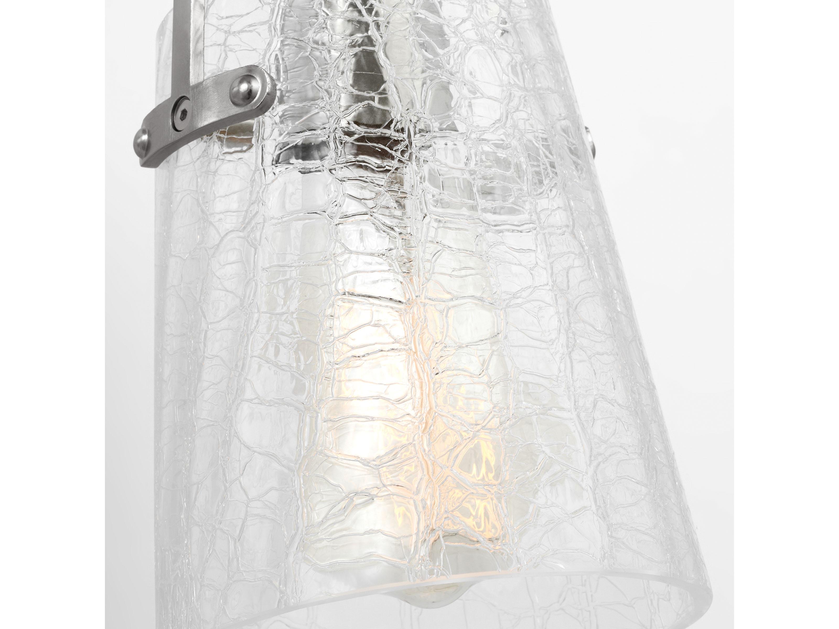 Visual Comfort Studio Crofton 3-Light Brushed Nickel Vanity Light