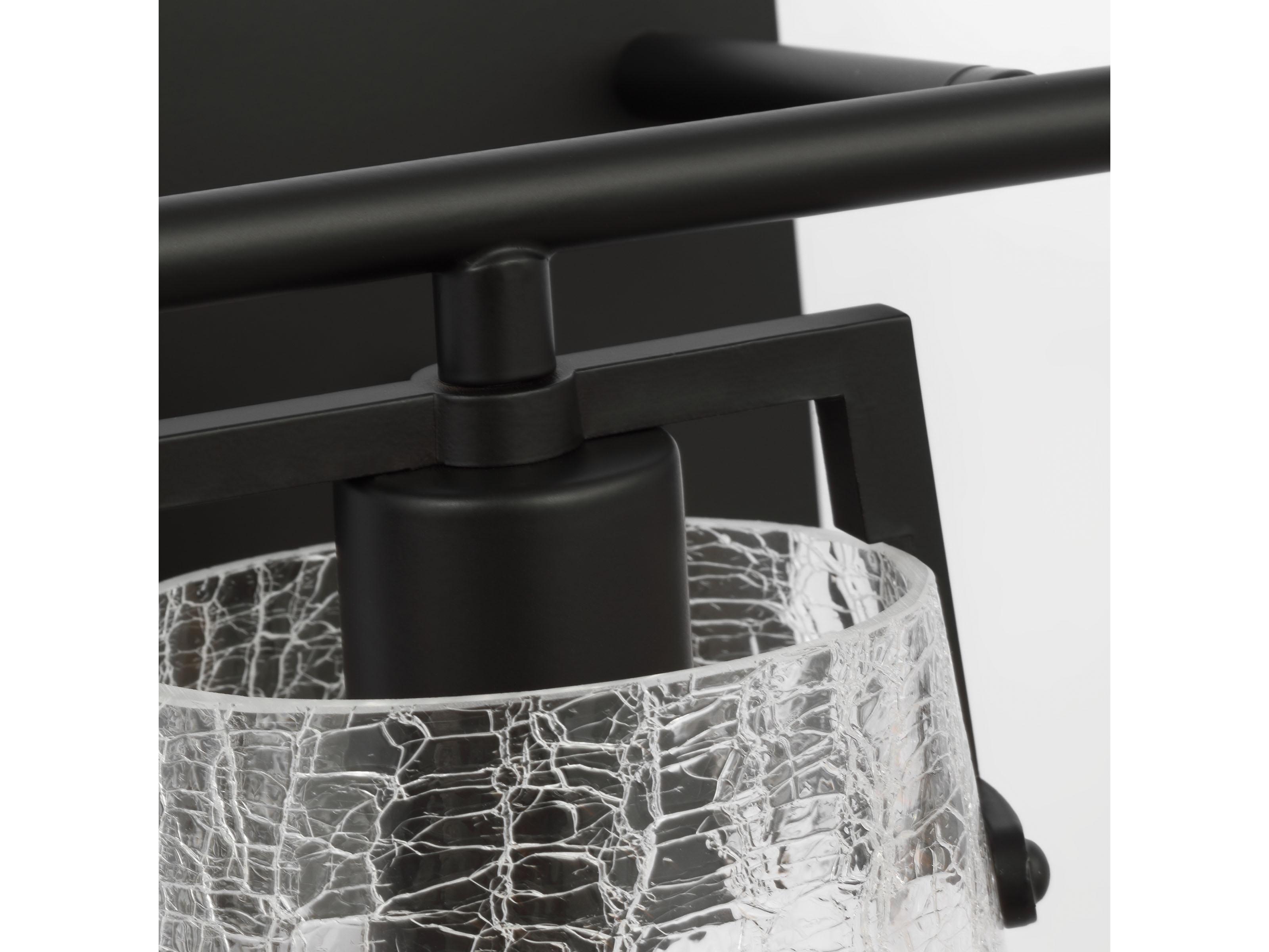 Visual Comfort Studio Crofton 3-Light Midnight Black Vanity Light