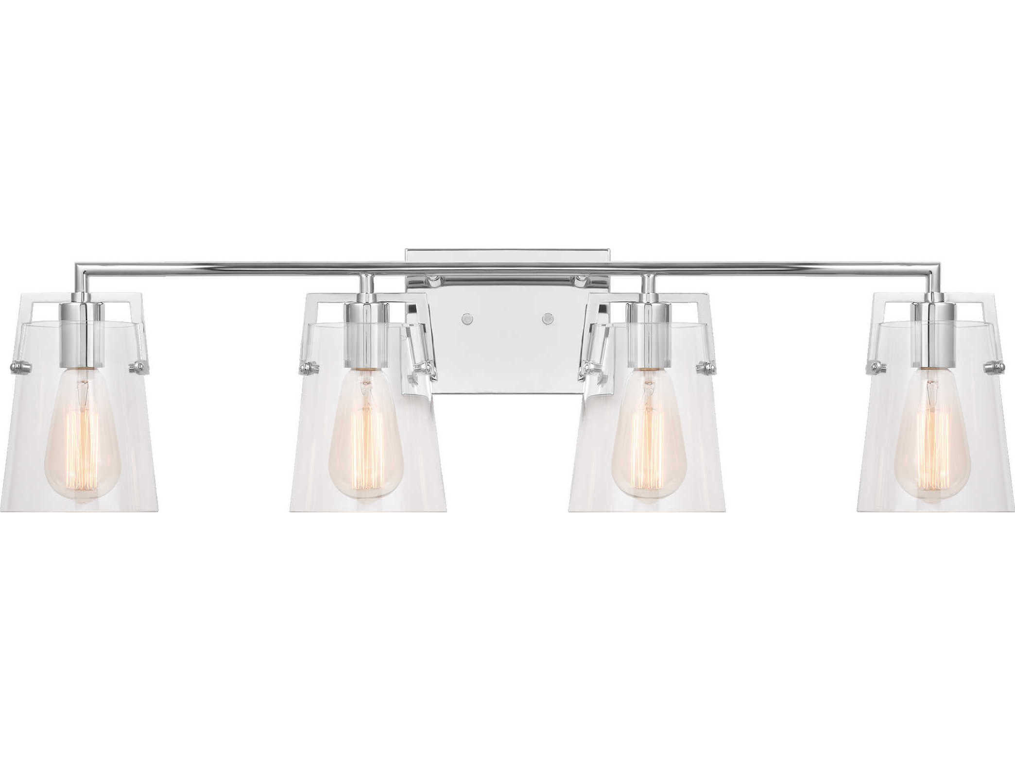 Visual Comfort Studio Crofton 4-Light Chrome Vanity Light