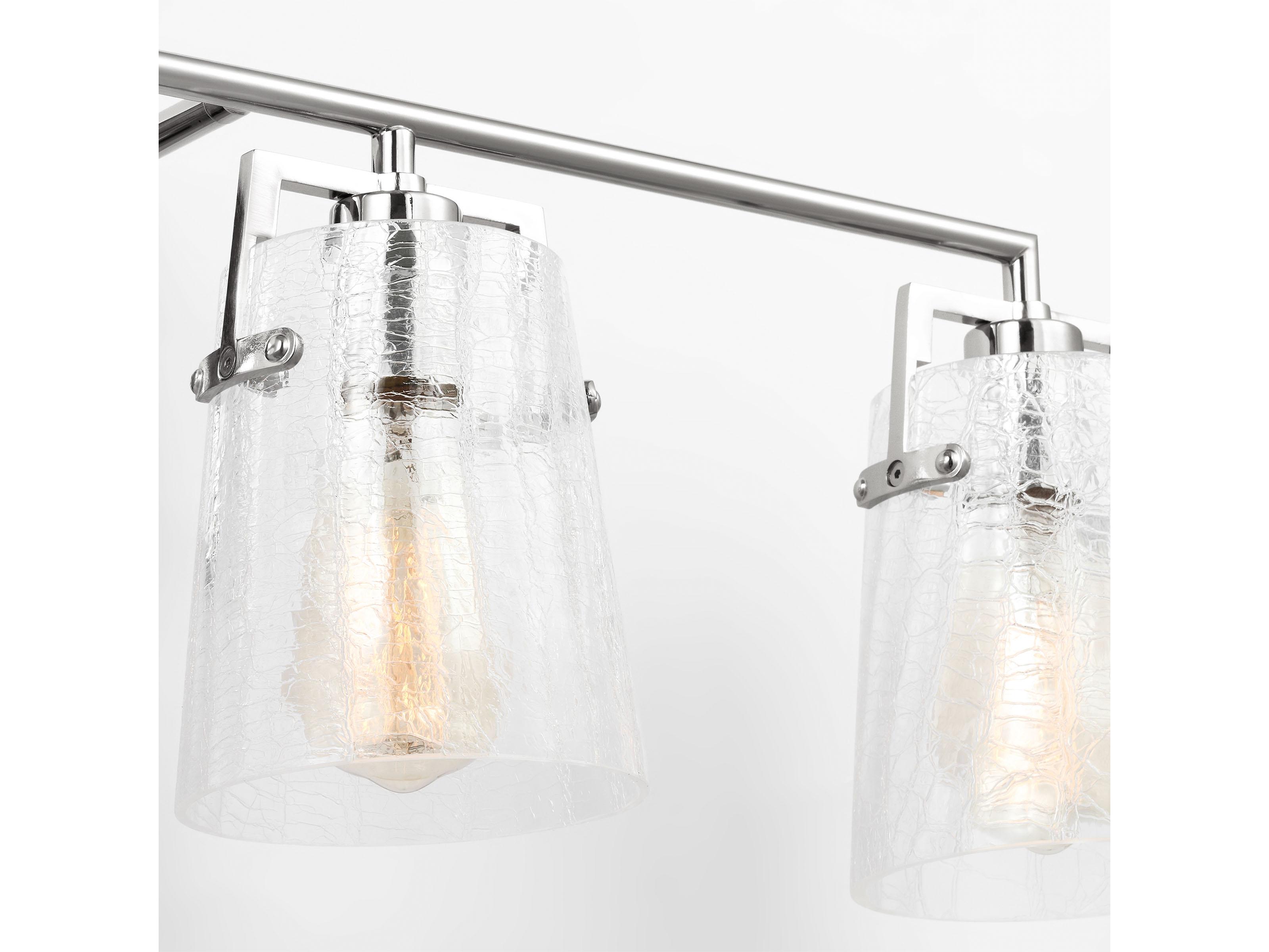 Visual Comfort Studio Crofton 4-Light Chrome Vanity Light