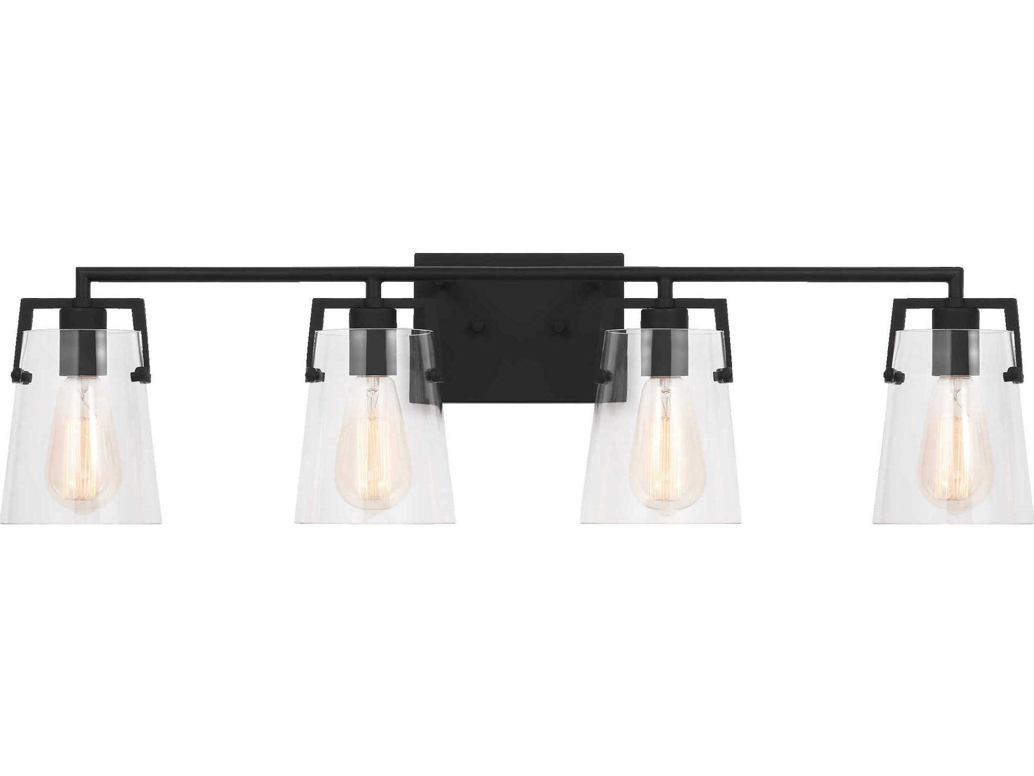 Visual Comfort Studio Crofton 4-Light Midnight Black Vanity Light