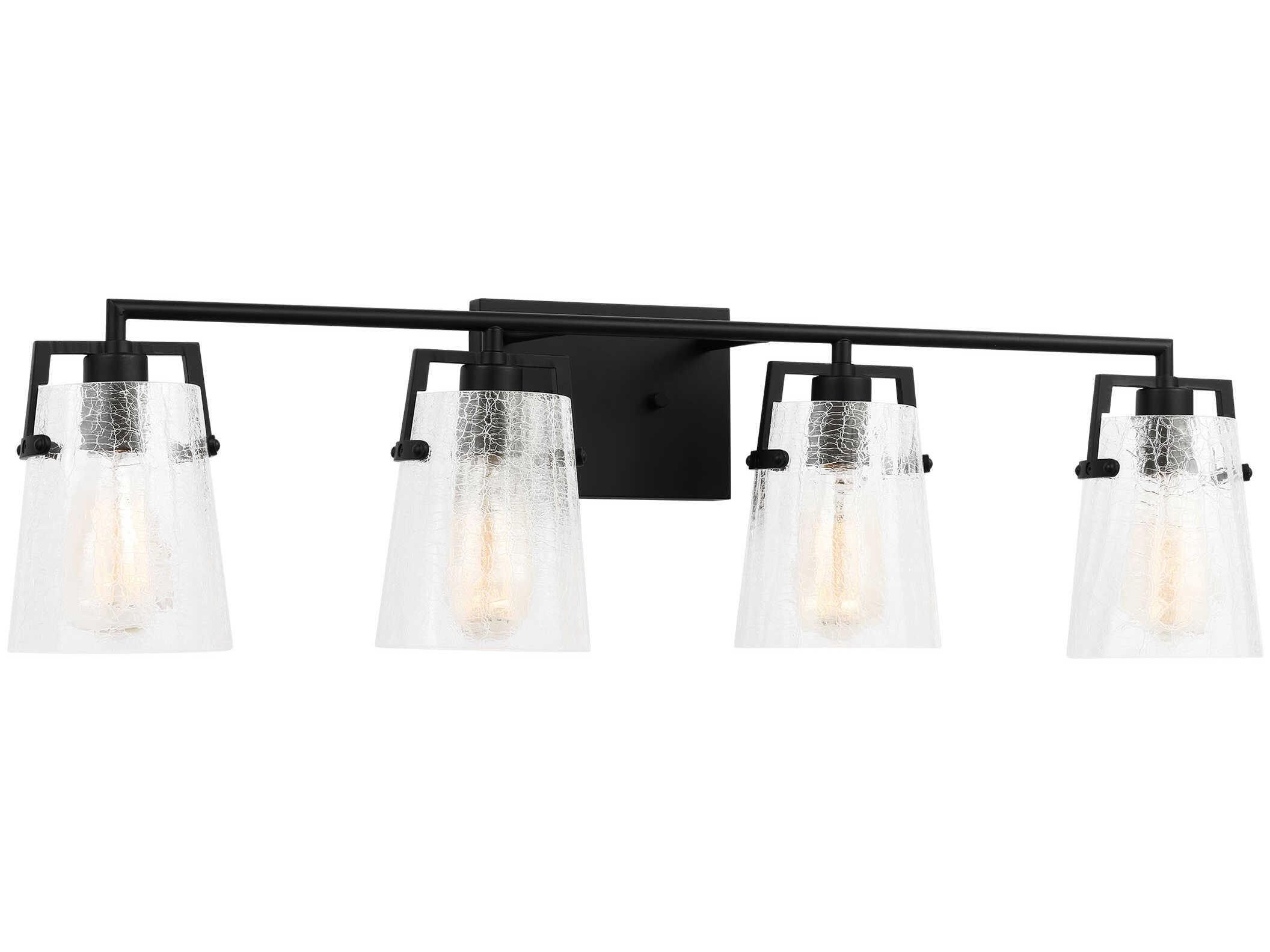 Visual Comfort Studio Crofton 4-Light Midnight Black Vanity Light