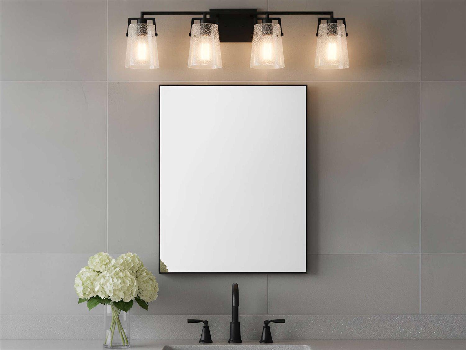 Visual Comfort Studio Crofton 4-Light Midnight Black Vanity Light