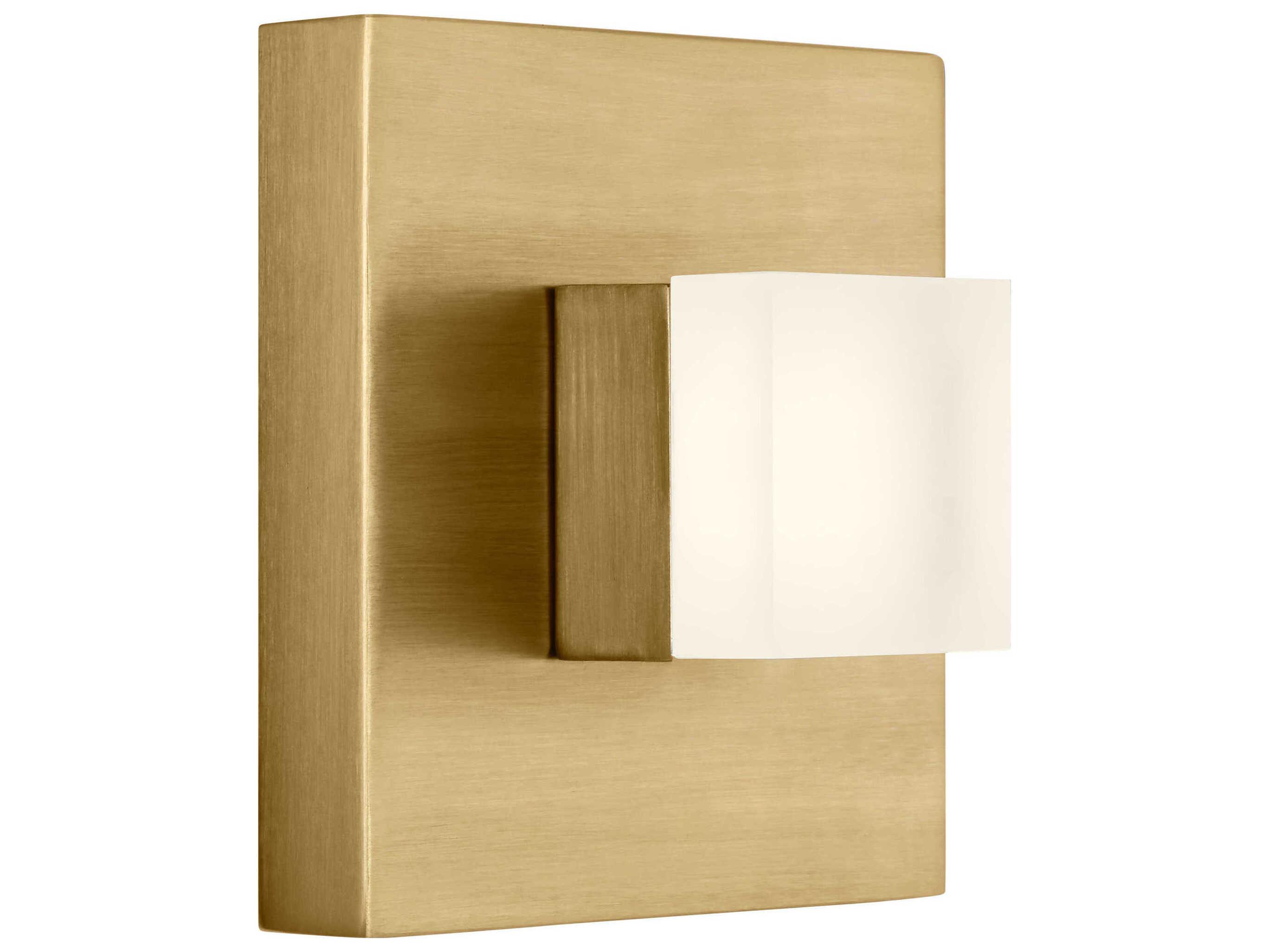 Visual Comfort Studio Brander 1-Light Satin Brass Wall Sconce