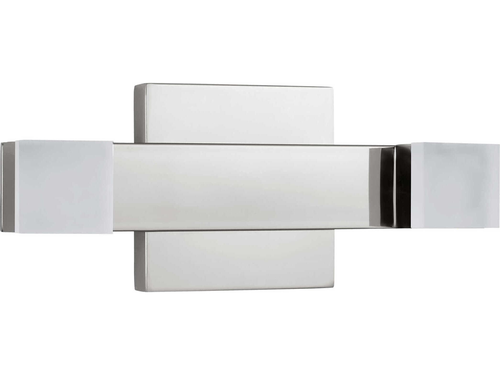 Visual Comfort Studio Brander 2-Light Chrome Vanity Light