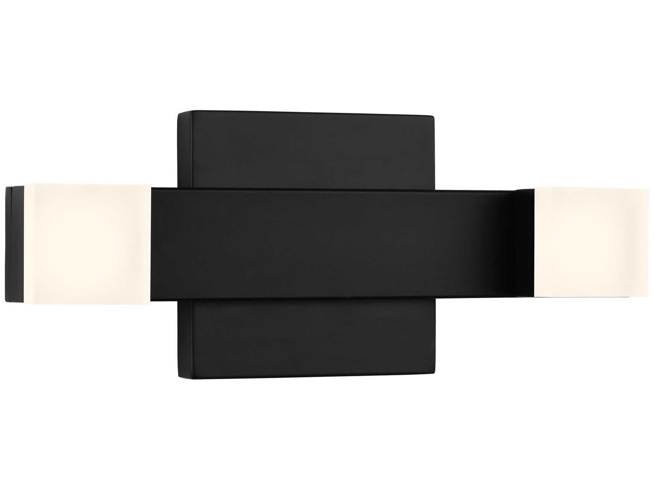 Visual Comfort Studio Brander 2-Light Midnight Black Vanity Light