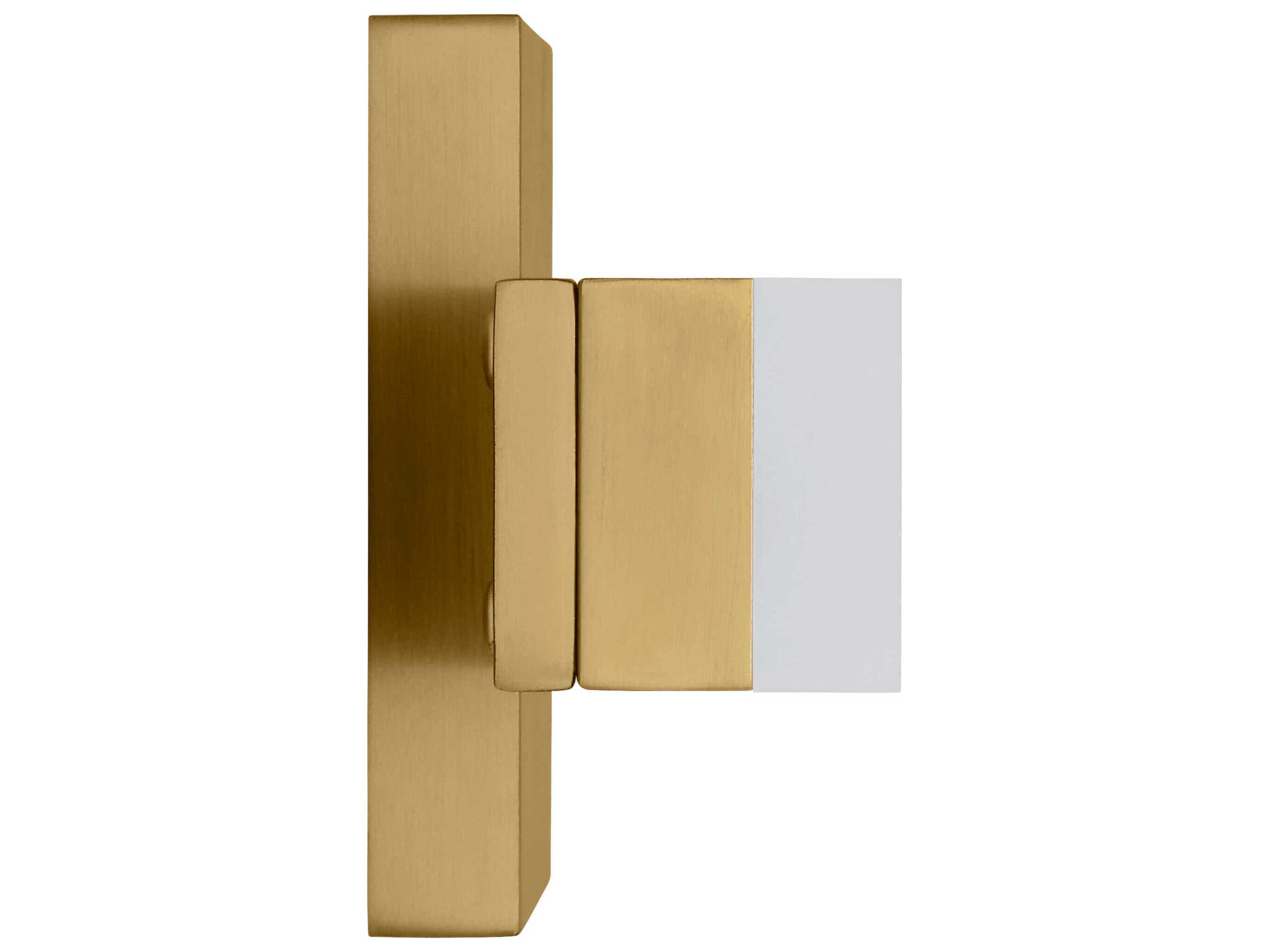 Visual Comfort Studio Brander 2-Light Satin Brass Vanity Light