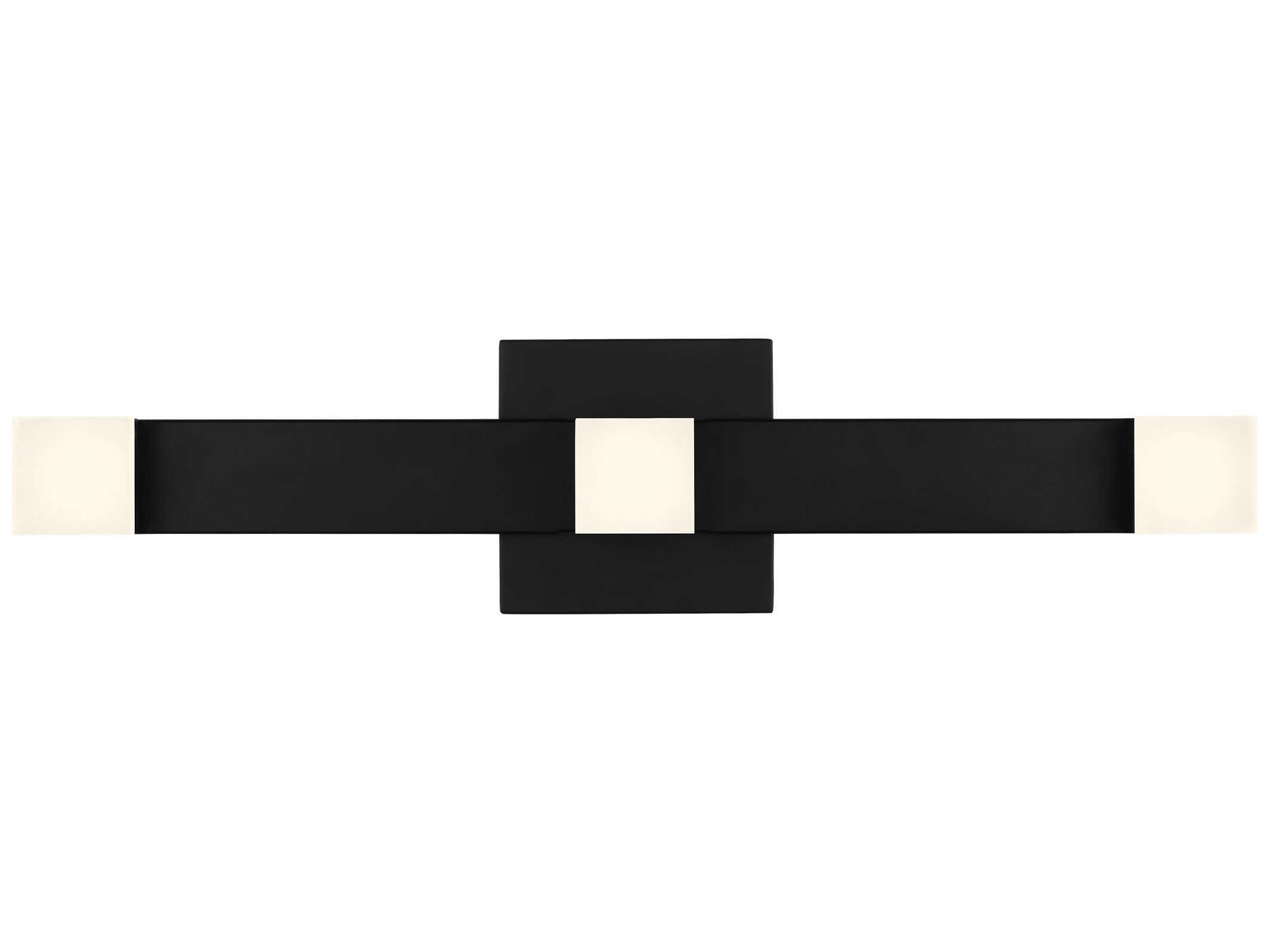 Visual Comfort Studio Brander 3-Light Midnight Black Vanity Light