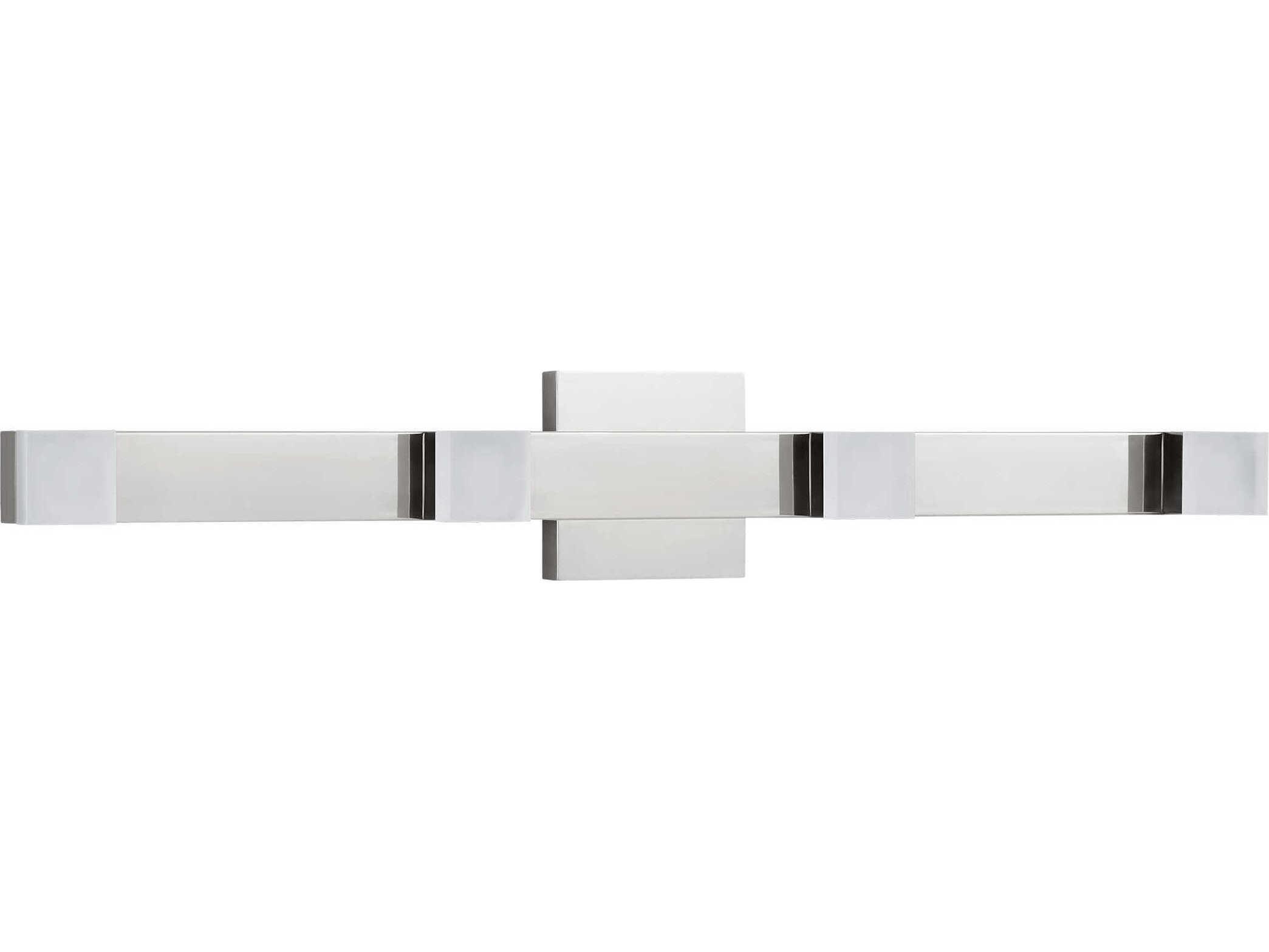 Visual Comfort Studio Brander 4-Light Chrome Vanity Light