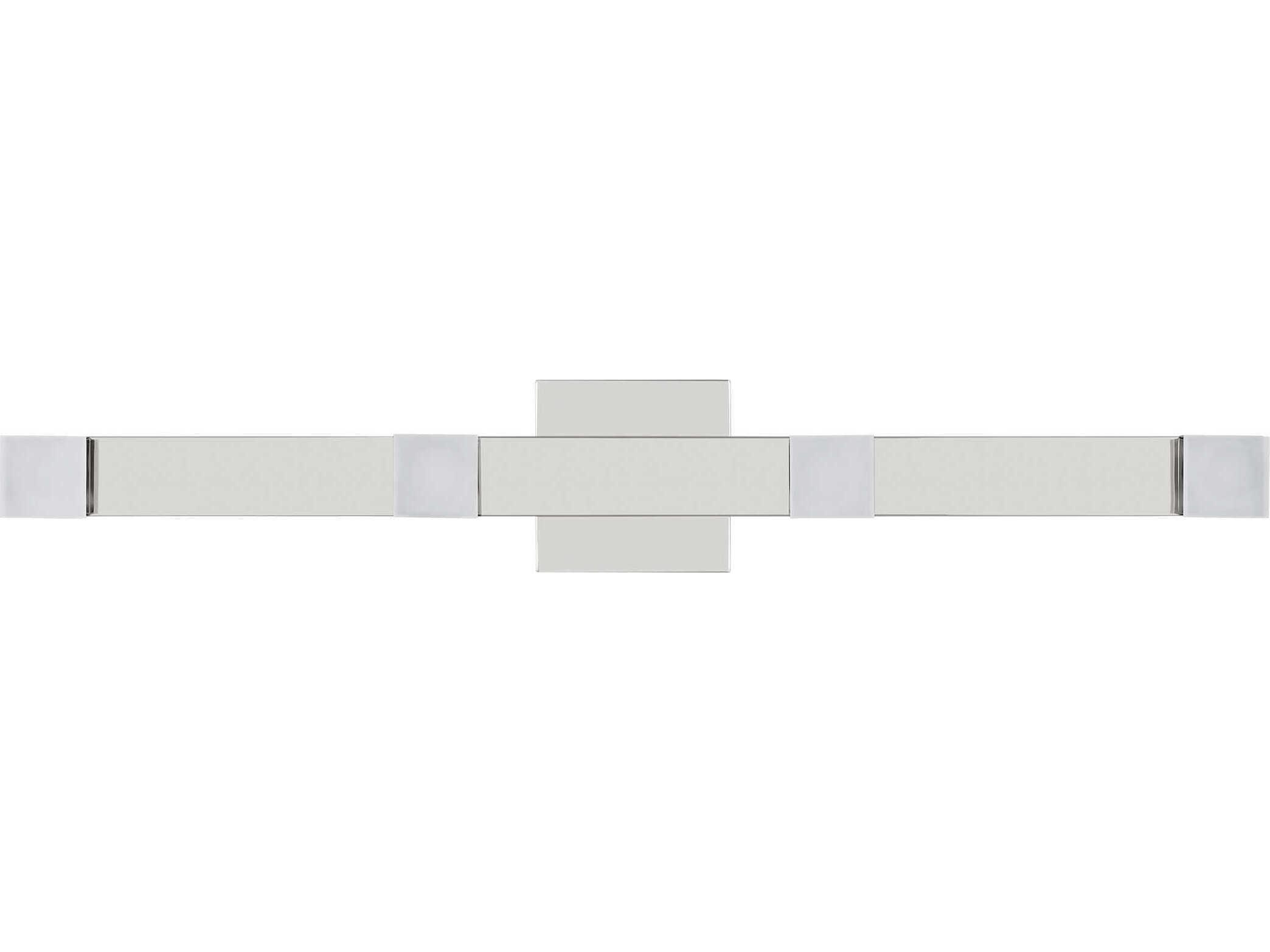 Visual Comfort Studio Brander 4-Light Chrome Vanity Light