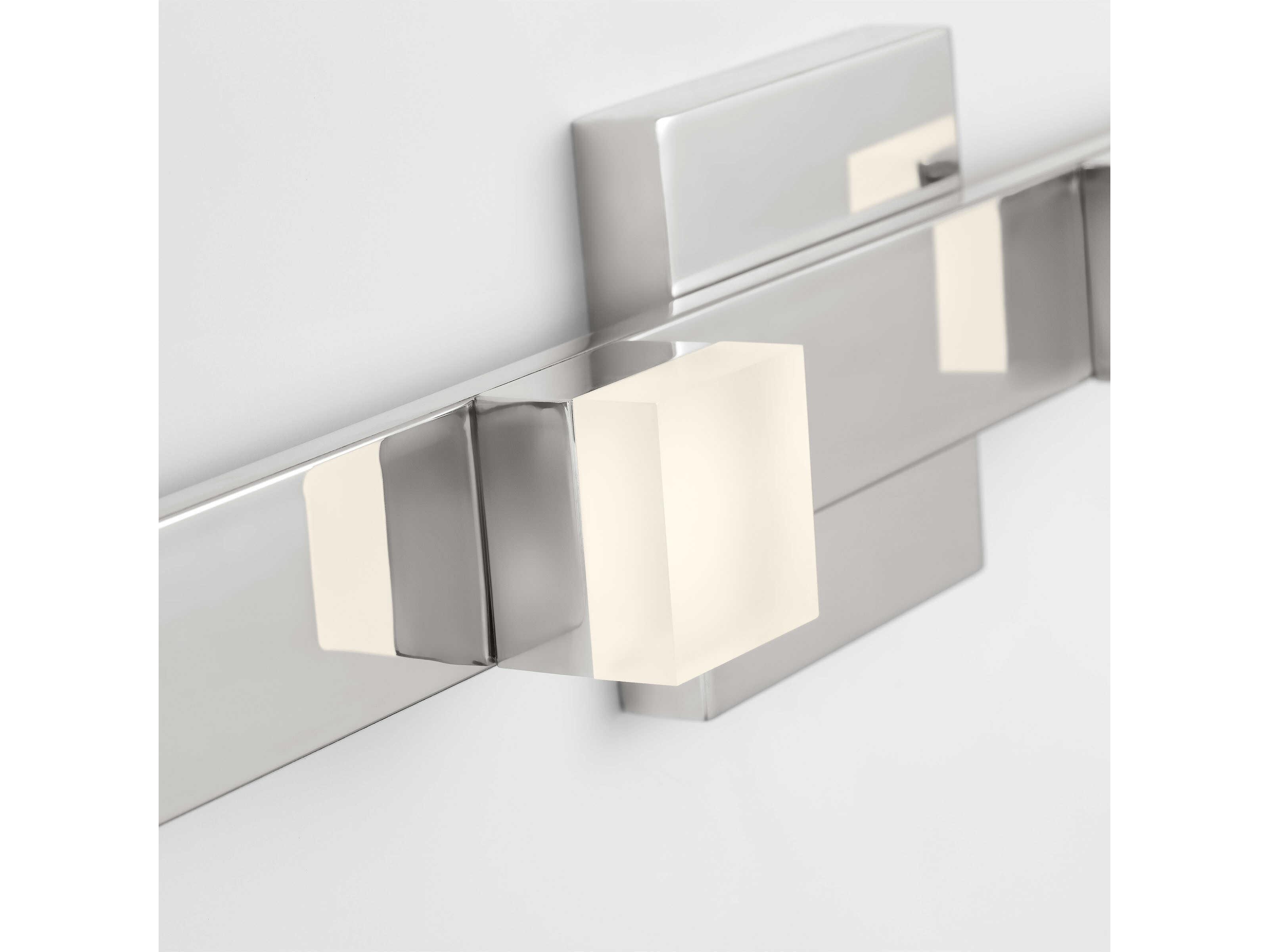 Visual Comfort Studio Brander 4-Light Chrome Vanity Light