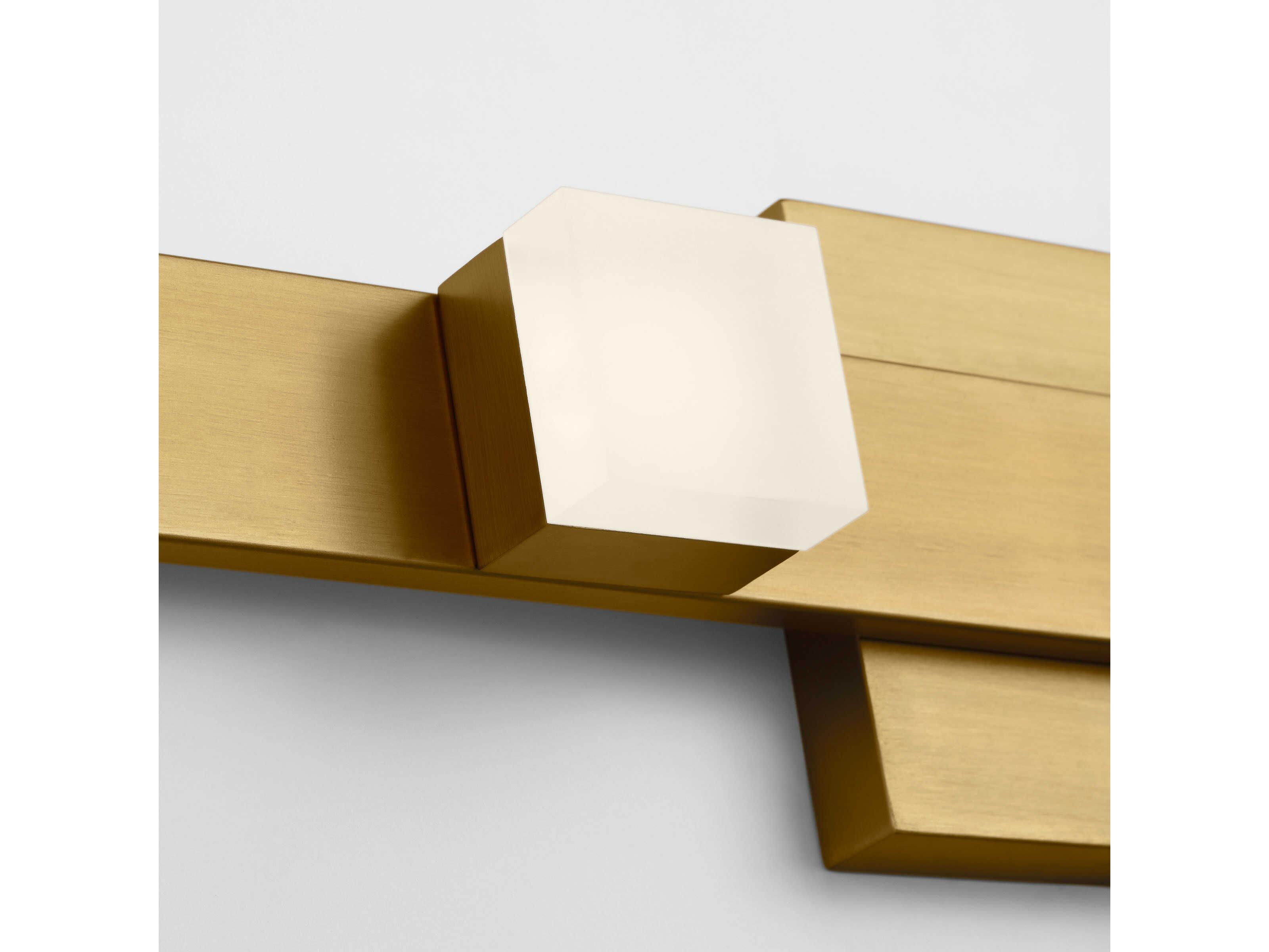 Visual Comfort Studio Brander 4-Light Satin Brass Vanity Light