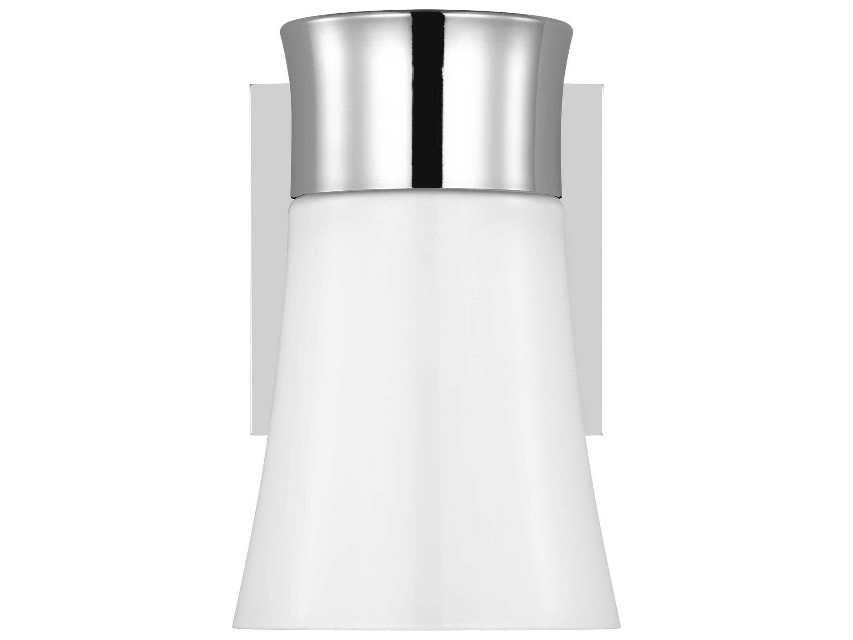 Visual Comfort Studio Roy 1-Light Chrome Wall Sconce