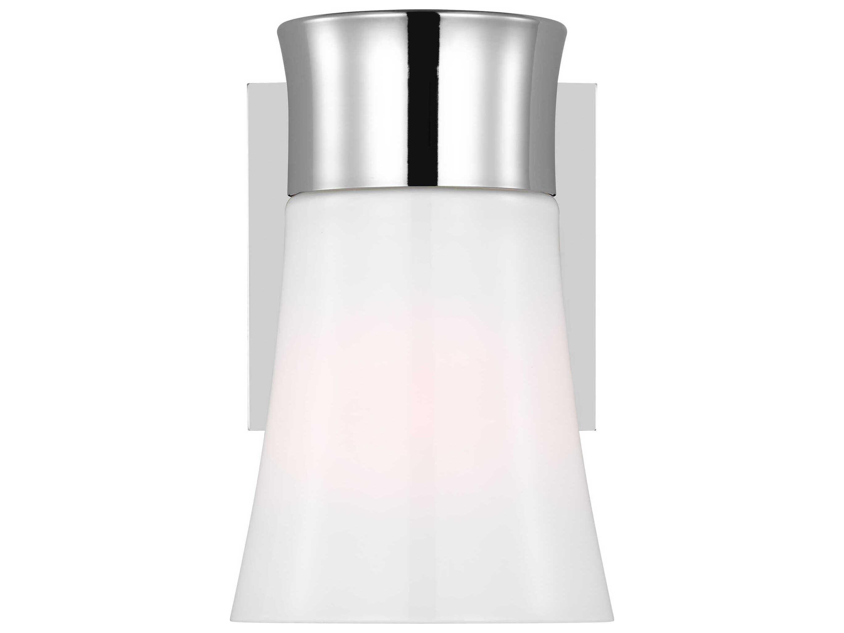 Visual Comfort Studio Roy 1-Light Chrome Wall Sconce