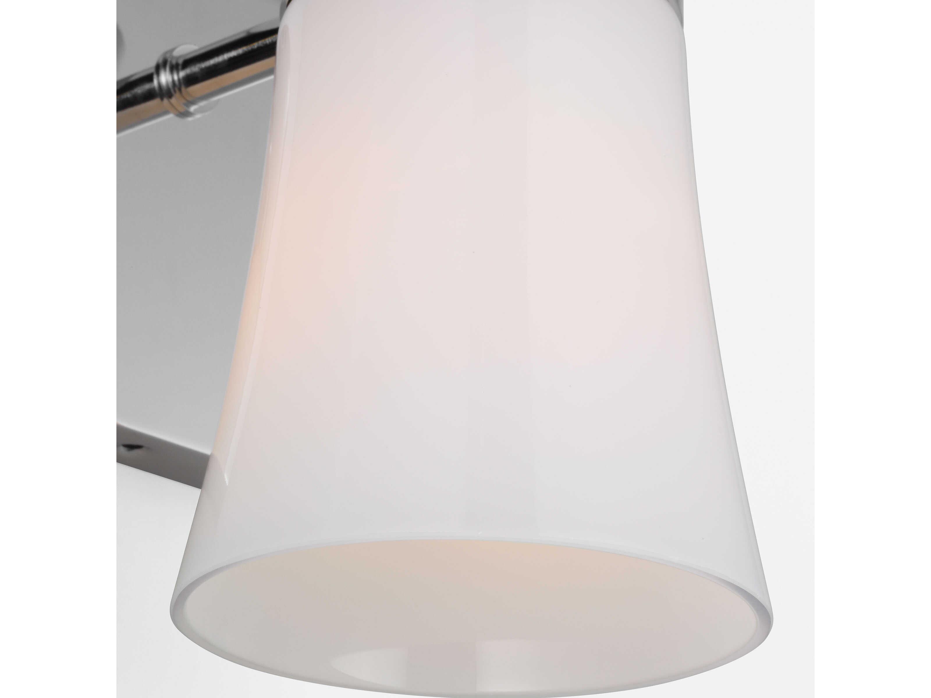 Visual Comfort Studio Roy 1-Light Chrome Wall Sconce