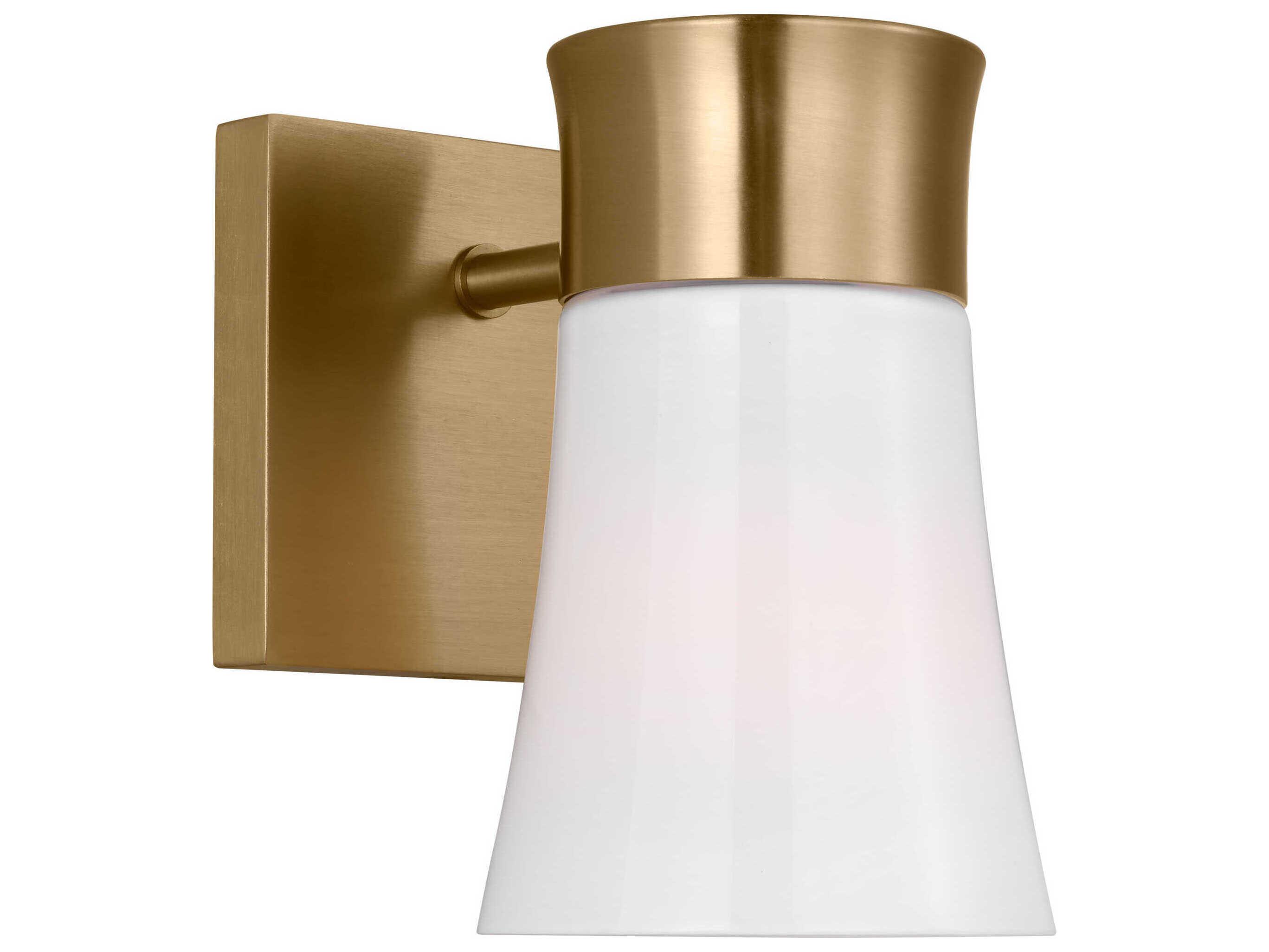 Visual Comfort Studio Roy 1-Light Satin Brass Wall Sconce