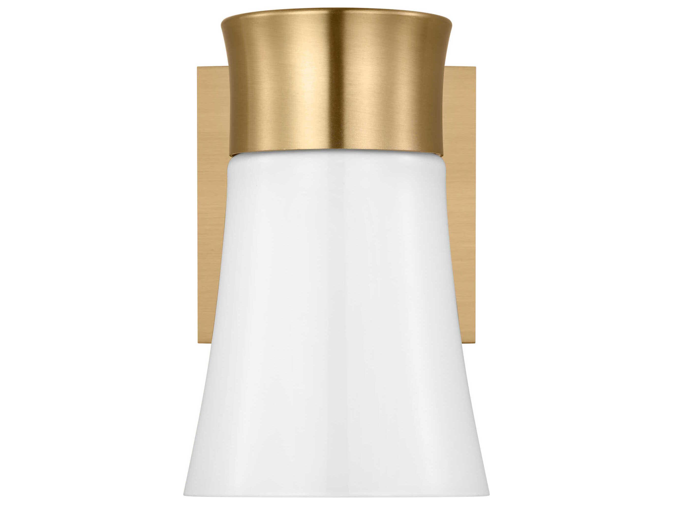 Visual Comfort Studio Roy 1-Light Satin Brass Wall Sconce