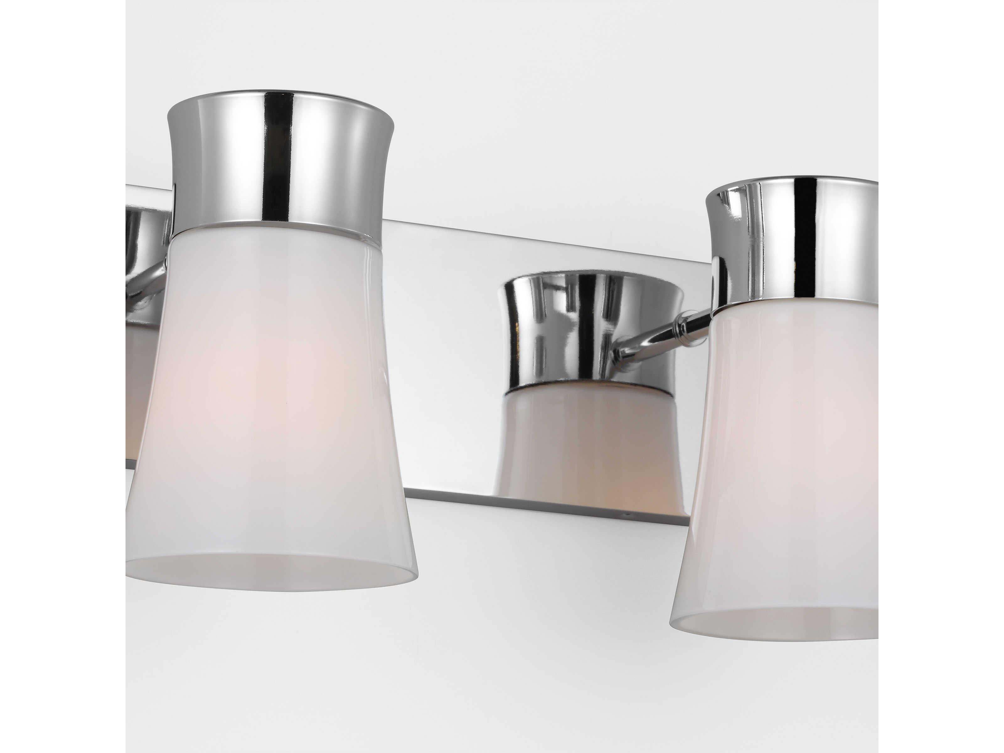 Visual Comfort Studio Roy 2-Light Chrome Vanity Light