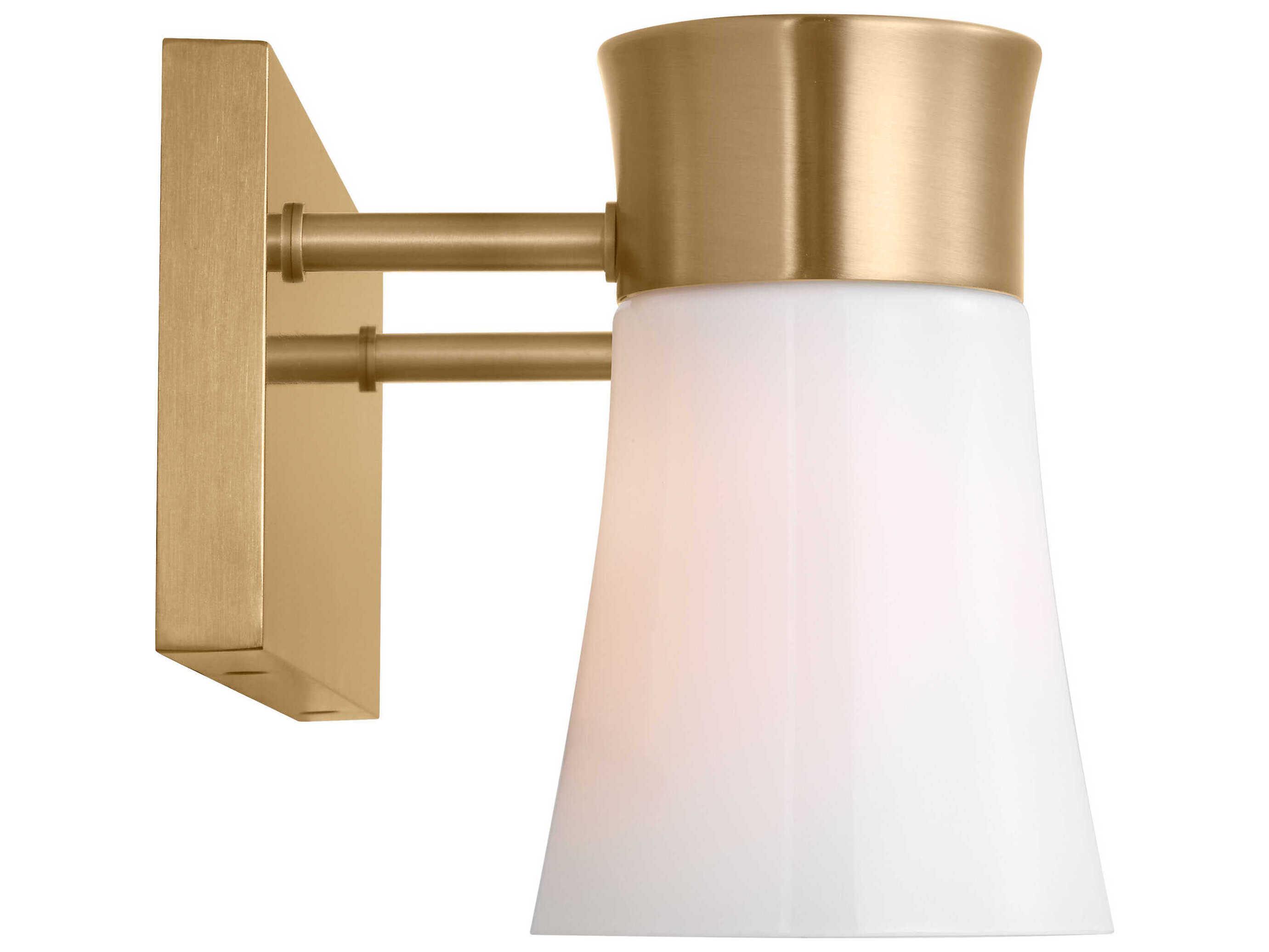 Visual Comfort Studio Roy 2-Light Satin Brass Vanity Light