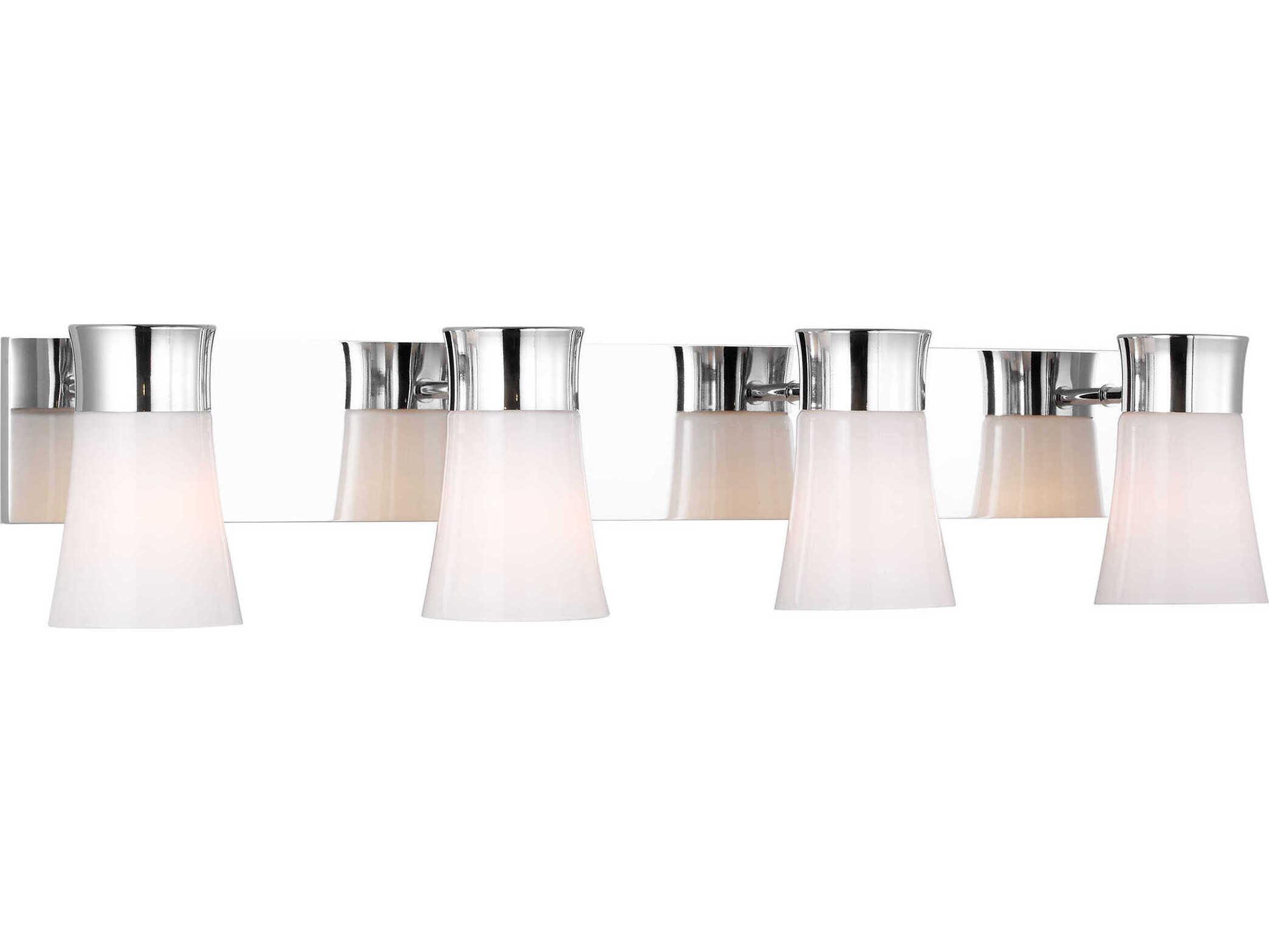 Visual Comfort Studio Roy 4-Light Chrome Vanity Light