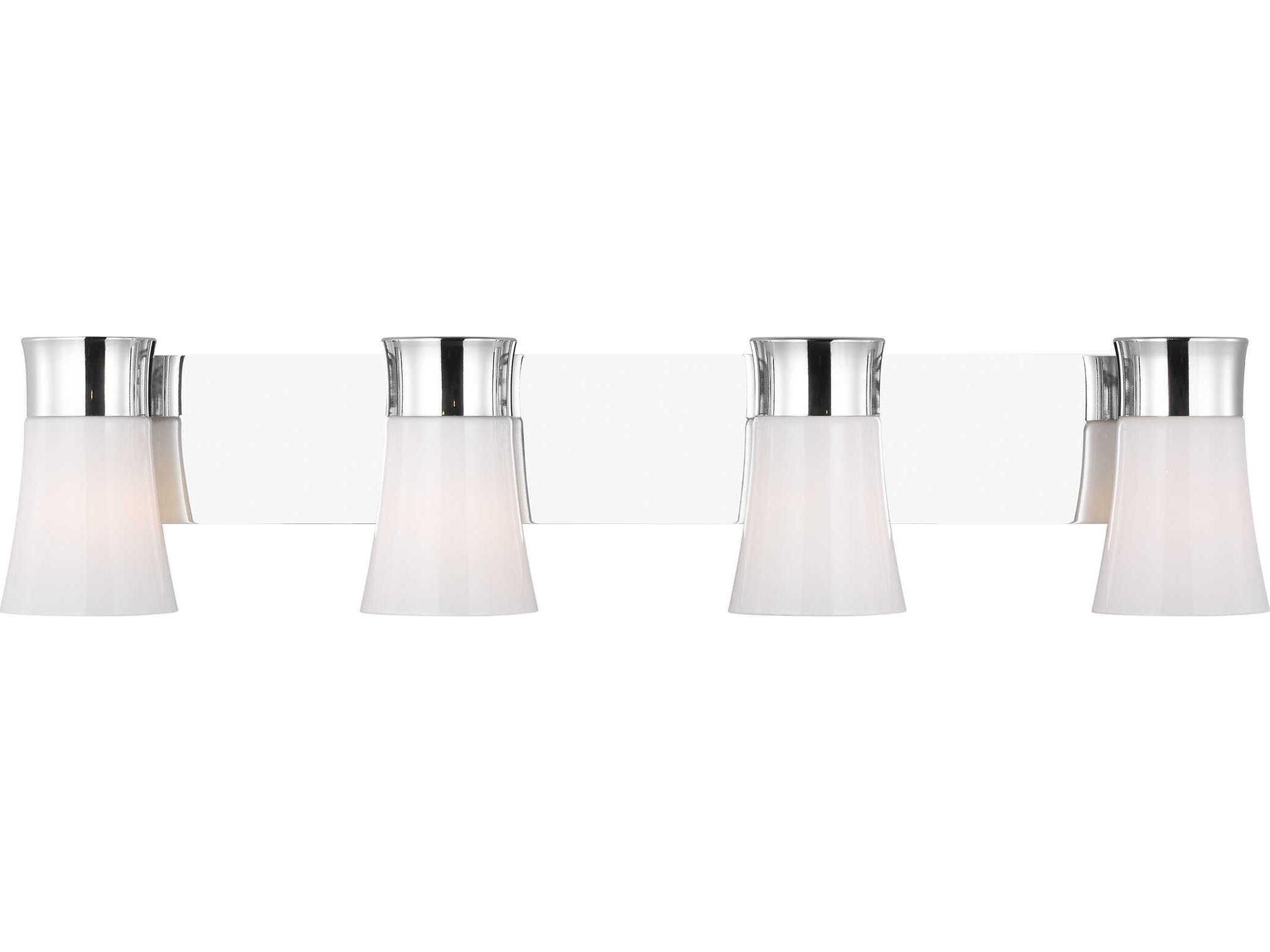 Visual Comfort Studio Roy 4-Light Chrome Vanity Light