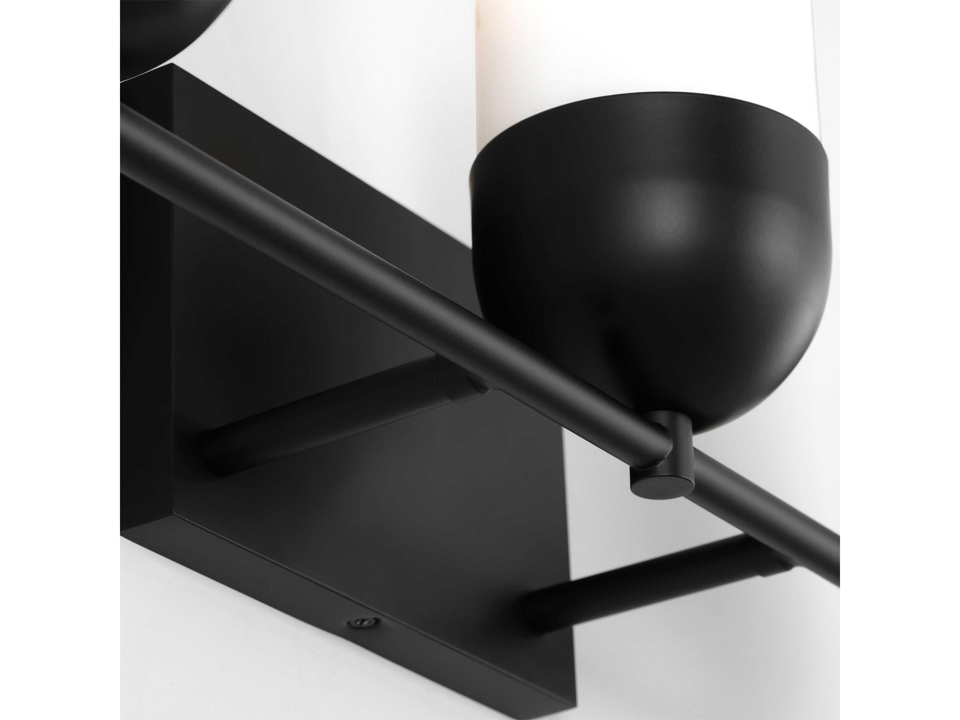 Visual Comfort Studio Foster 3-Light Midnight Black Vanity Light