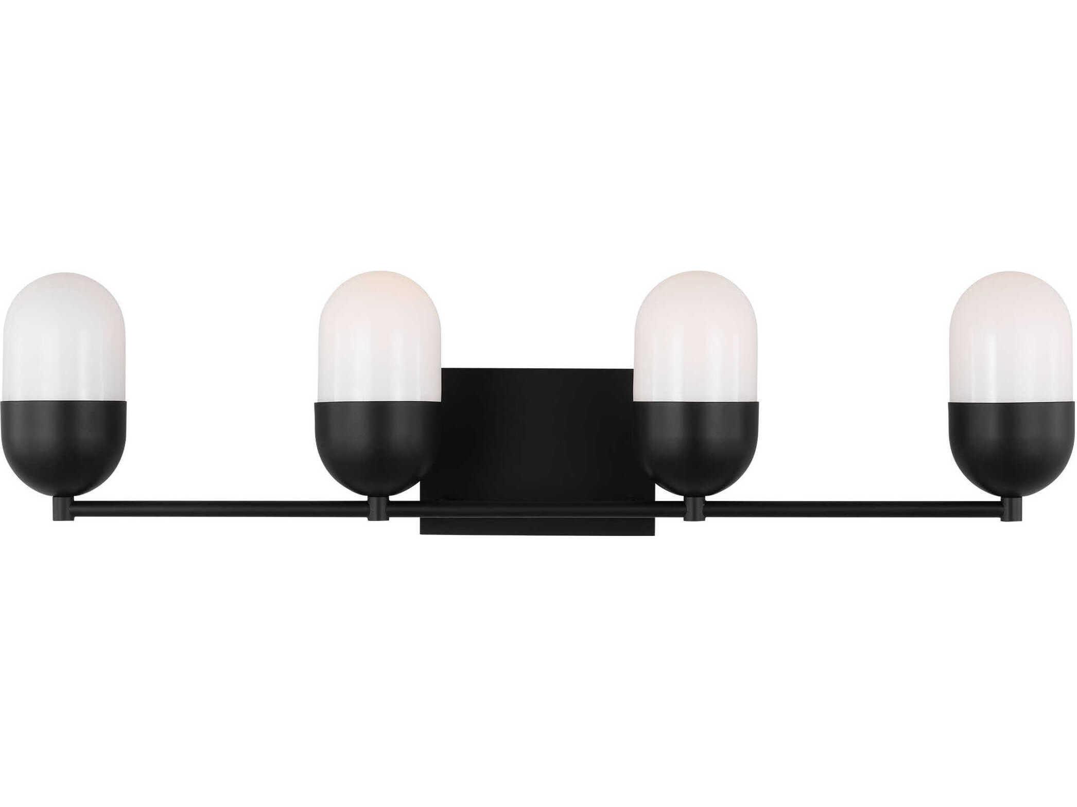 Visual Comfort Studio Foster 4-Light Midnight Black Vanity Light