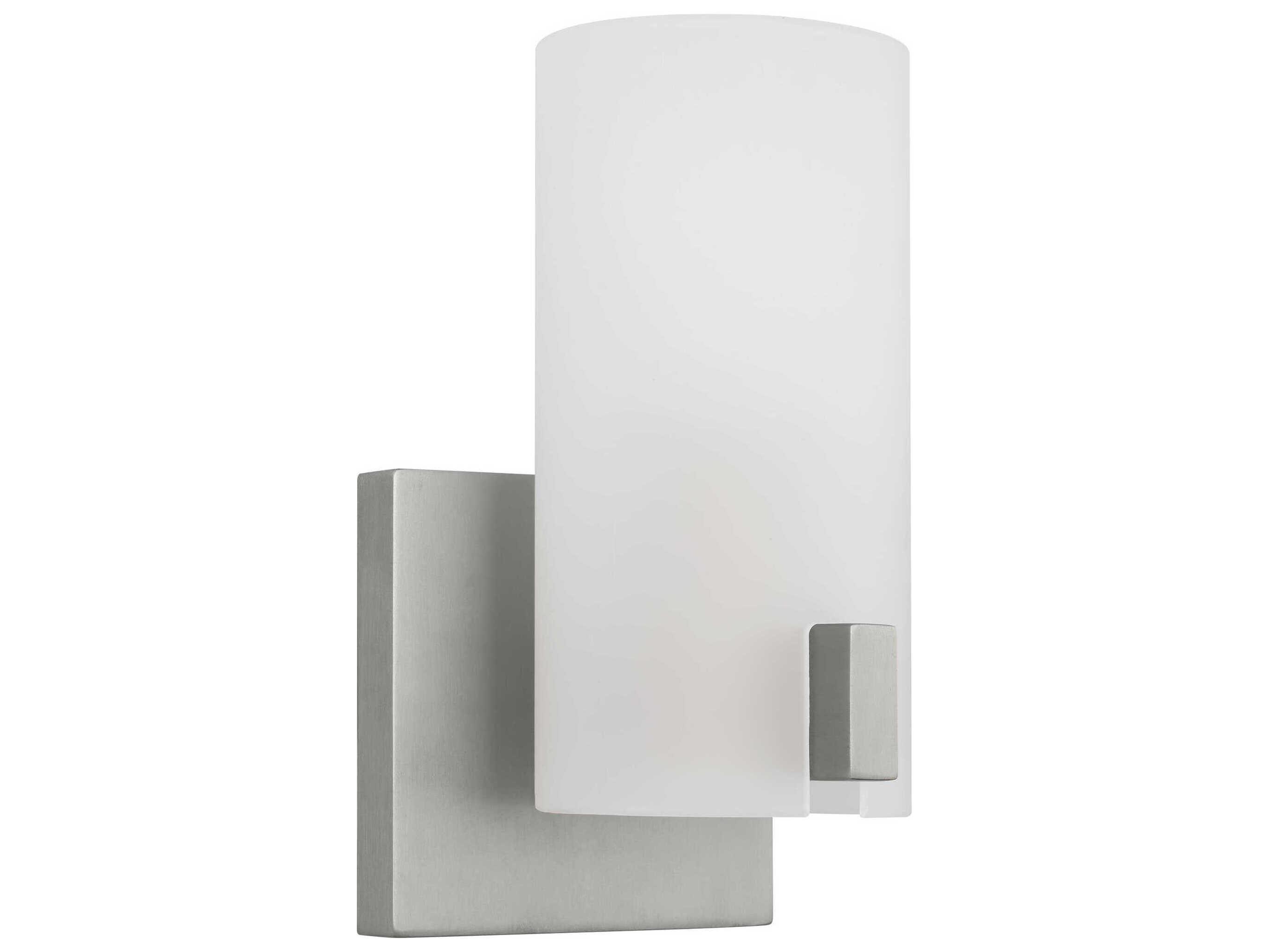 Visual Comfort Studio Rhode 1-Light Brushed Steel Wall Sconce