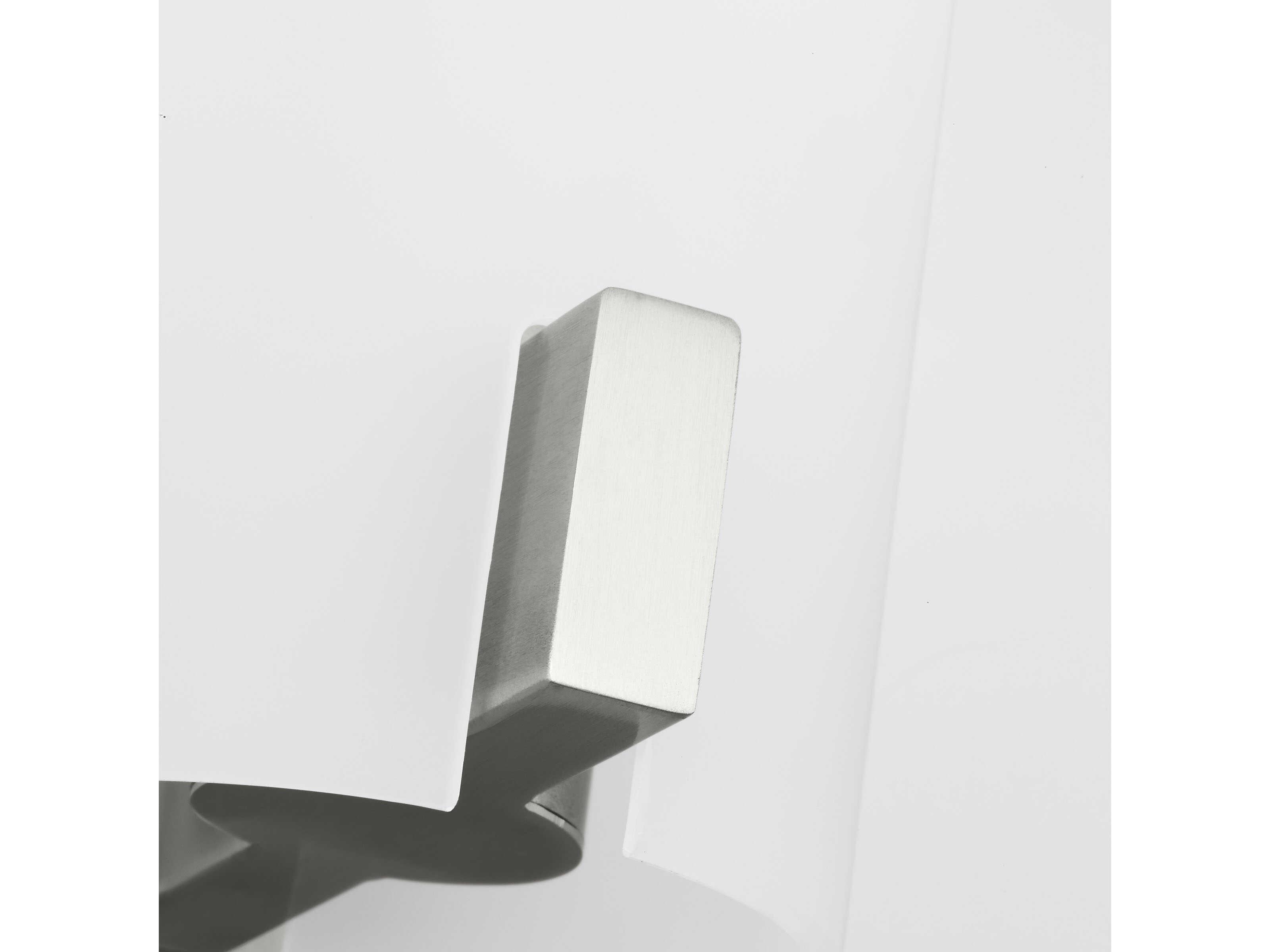 Visual Comfort Studio Rhode 1-Light Brushed Steel Wall Sconce