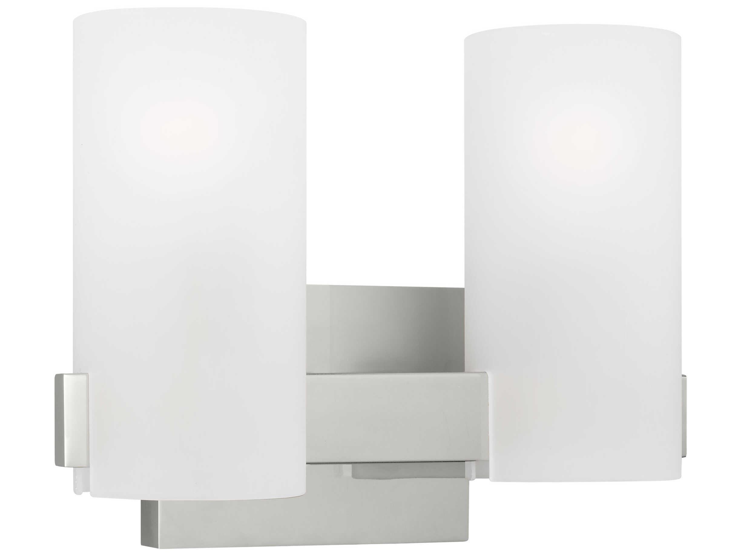 Visual Comfort Studio Rhode 2-Light Chrome Vanity Light