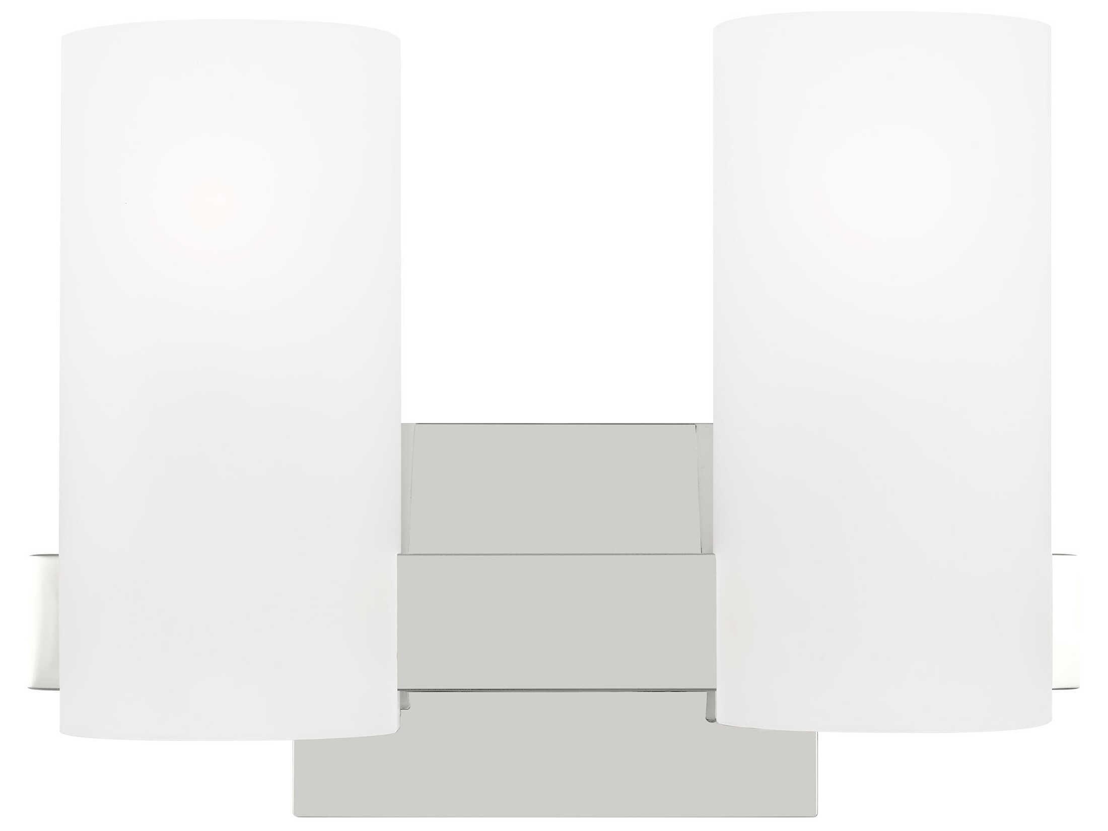 Visual Comfort Studio Rhode 2-Light Chrome Vanity Light