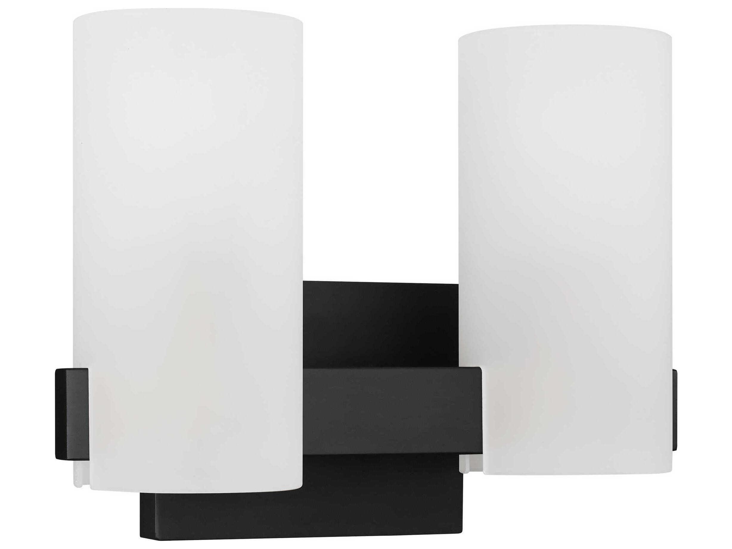Visual Comfort Studio Rhode 2-Light Midnight Black Vanity Light