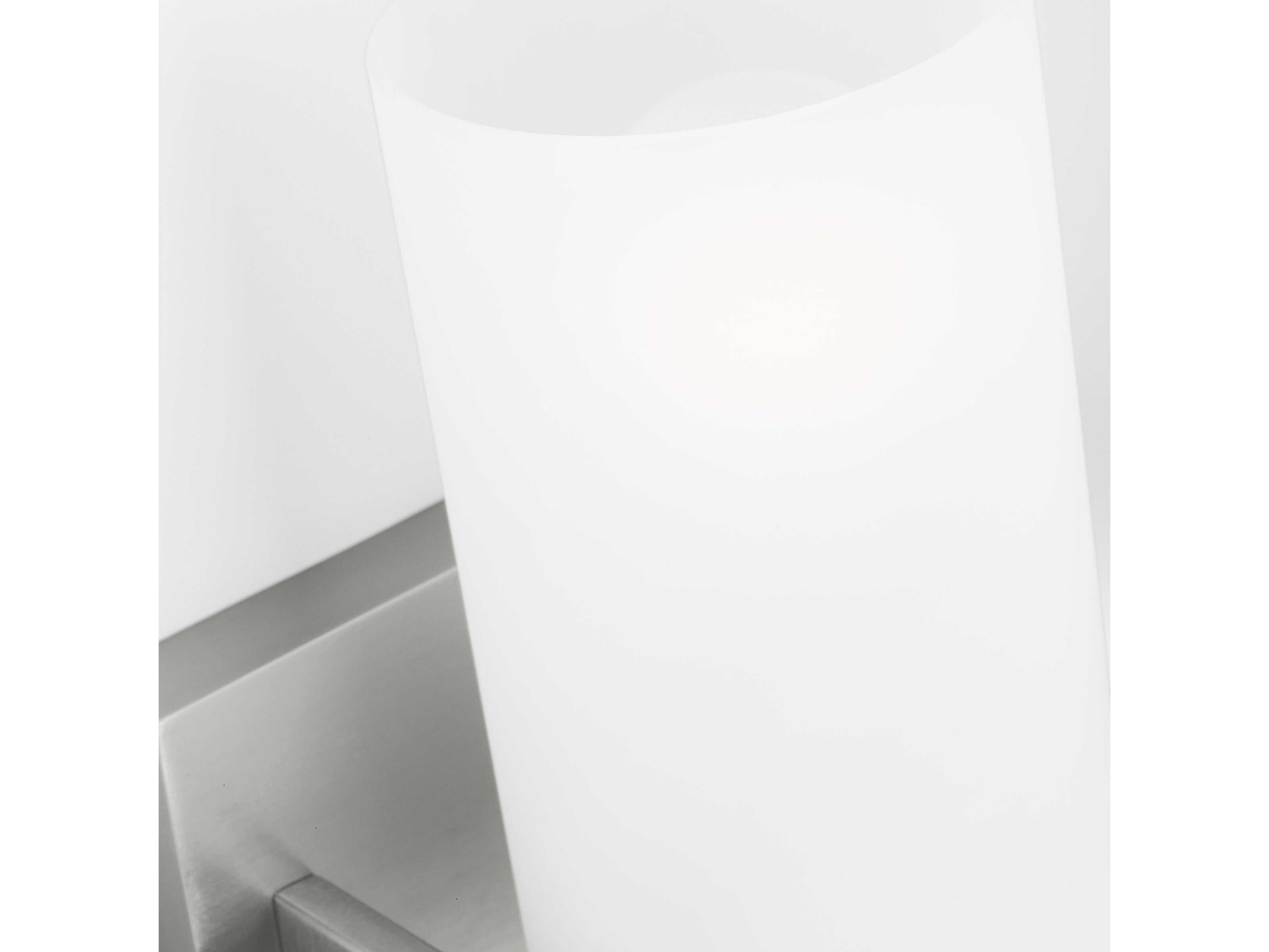 Visual Comfort Studio Rhode 3-Light Brushed Steel Vanity Light