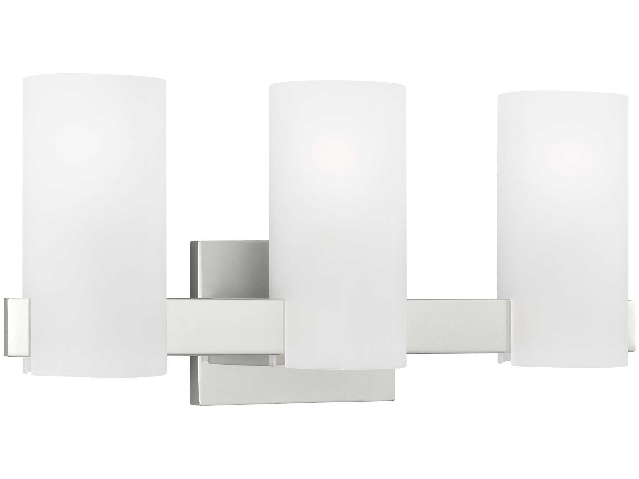 Visual Comfort Studio Rhode 3-Light Chrome Vanity Light