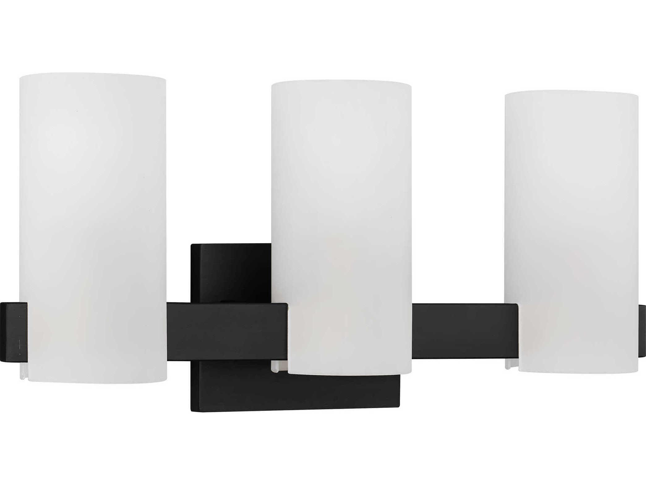 Visual Comfort Studio Rhode 3-Light Midnight Black Vanity Light