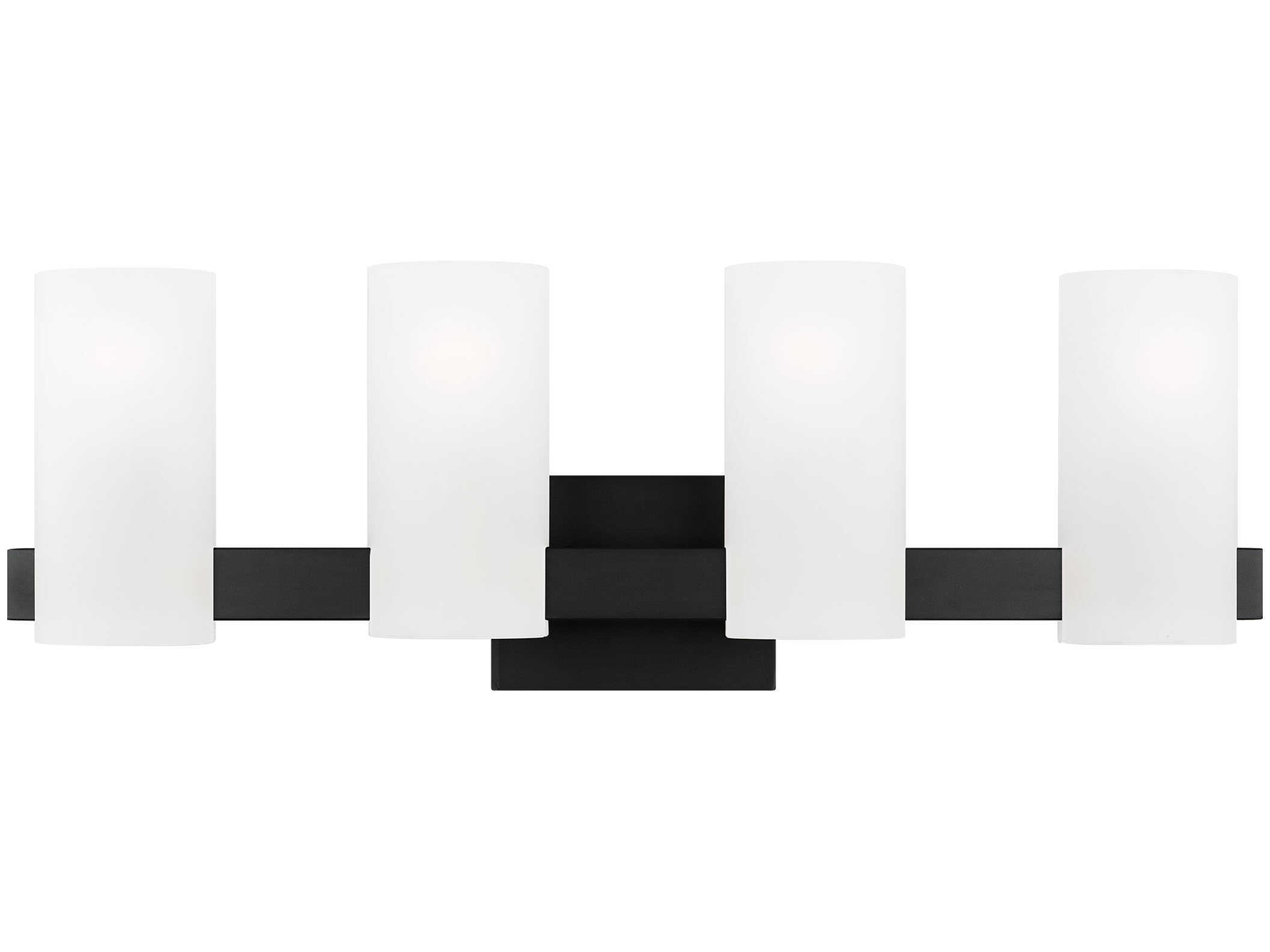 Visual Comfort Studio Rhode 4-Light Midnight Black Vanity Light