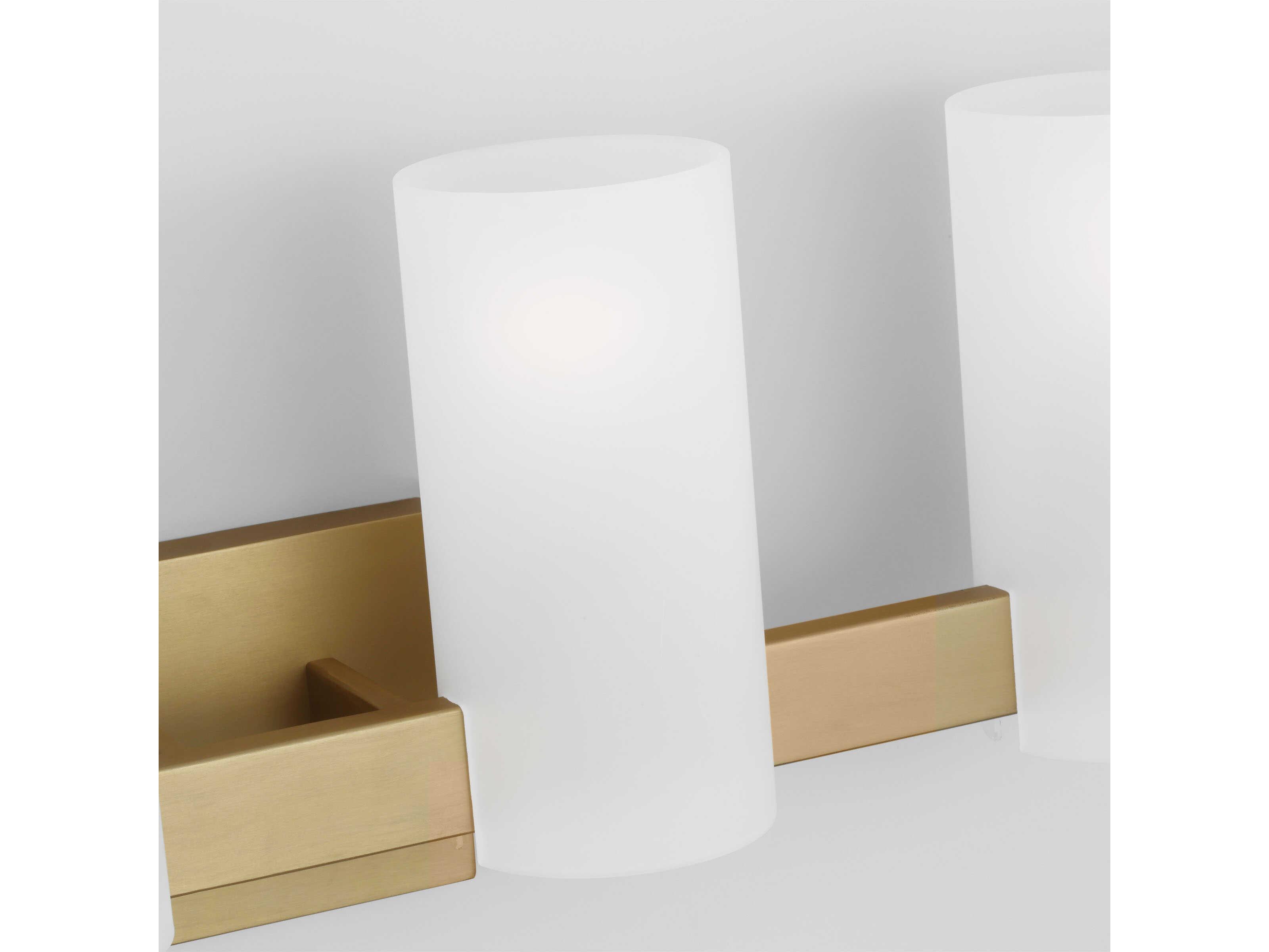 Visual Comfort Studio Rhode 4-Light Satin Brass Vanity Light