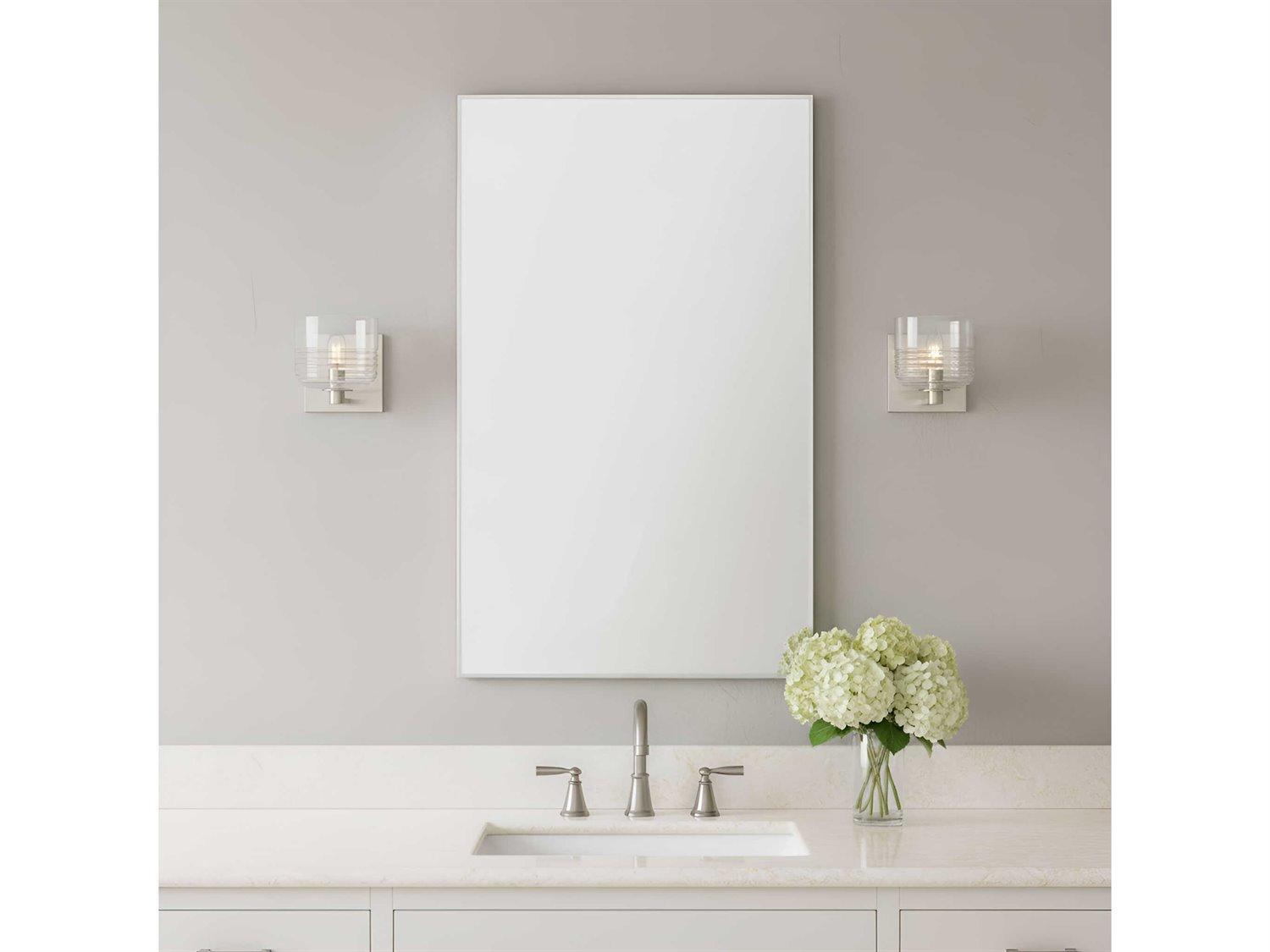 Visual Comfort Studio Lochdale 1-Light Brushed Nickel Wall Sconce