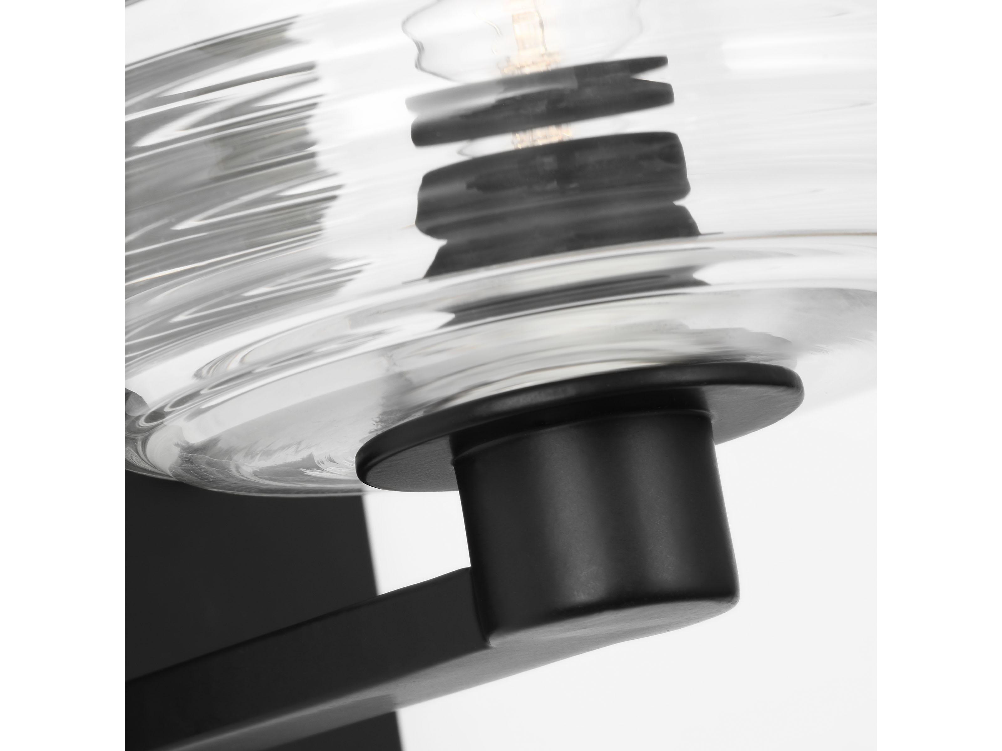 Visual Comfort Studio Lochdale 1-Light Midnight Black Wall Sconce