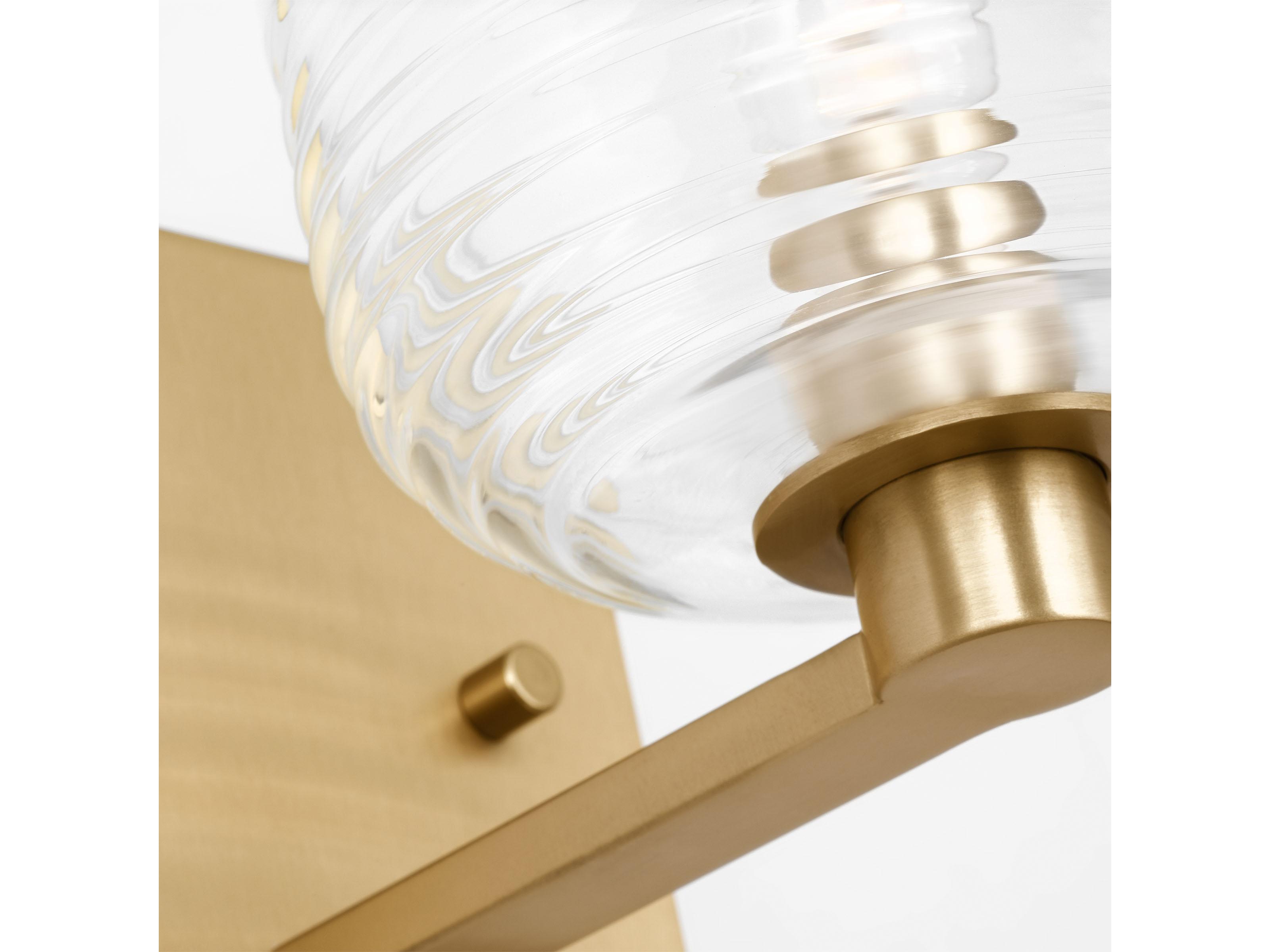 Visual Comfort Studio Lochdale 1-Light Satin Brass Wall Sconce