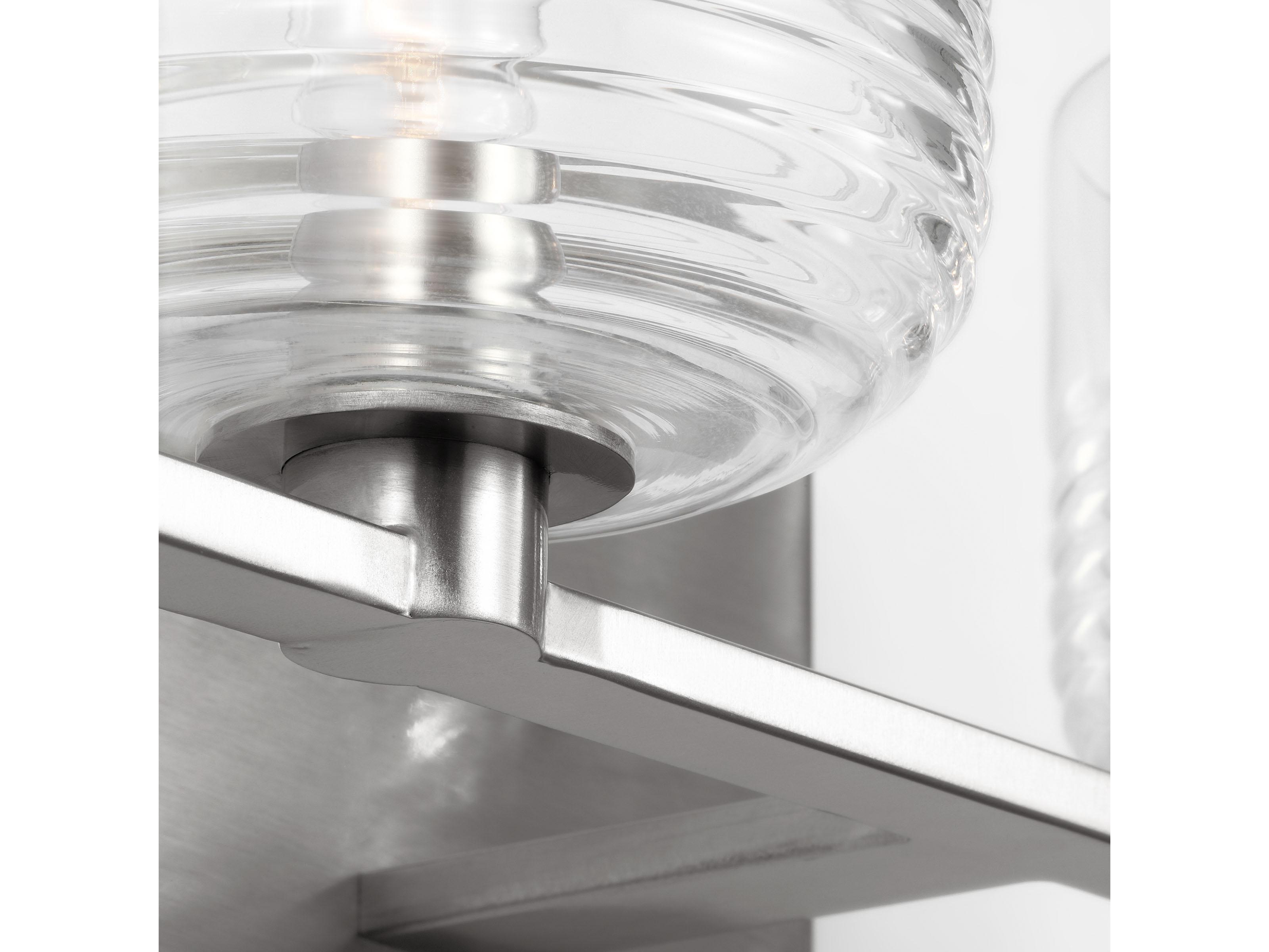 Visual Comfort Studio Lochdale 4-Light Brushed Nickel Vanity Light