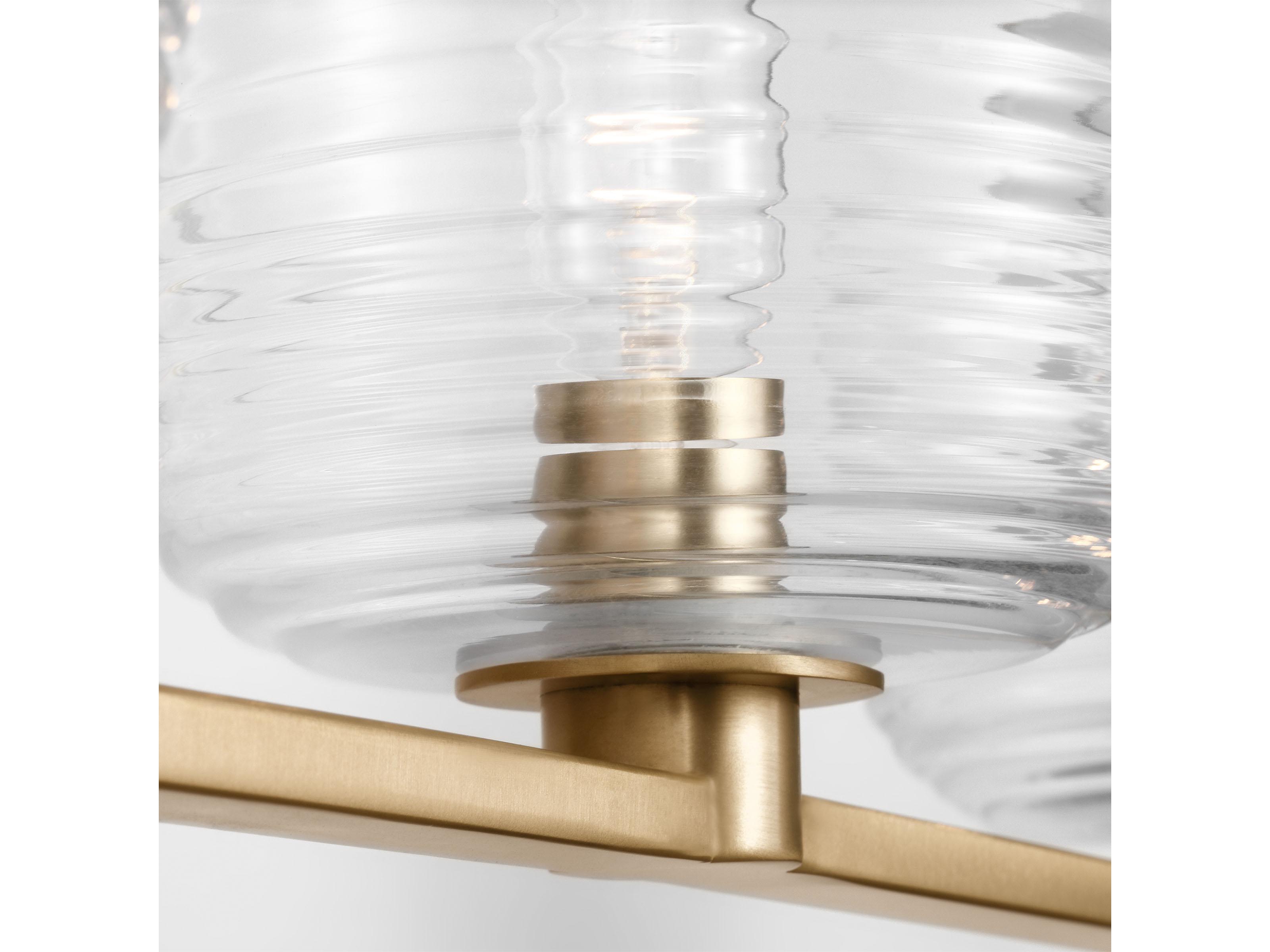 Visual Comfort Studio Lochdale 4-Light Satin Brass Vanity Light