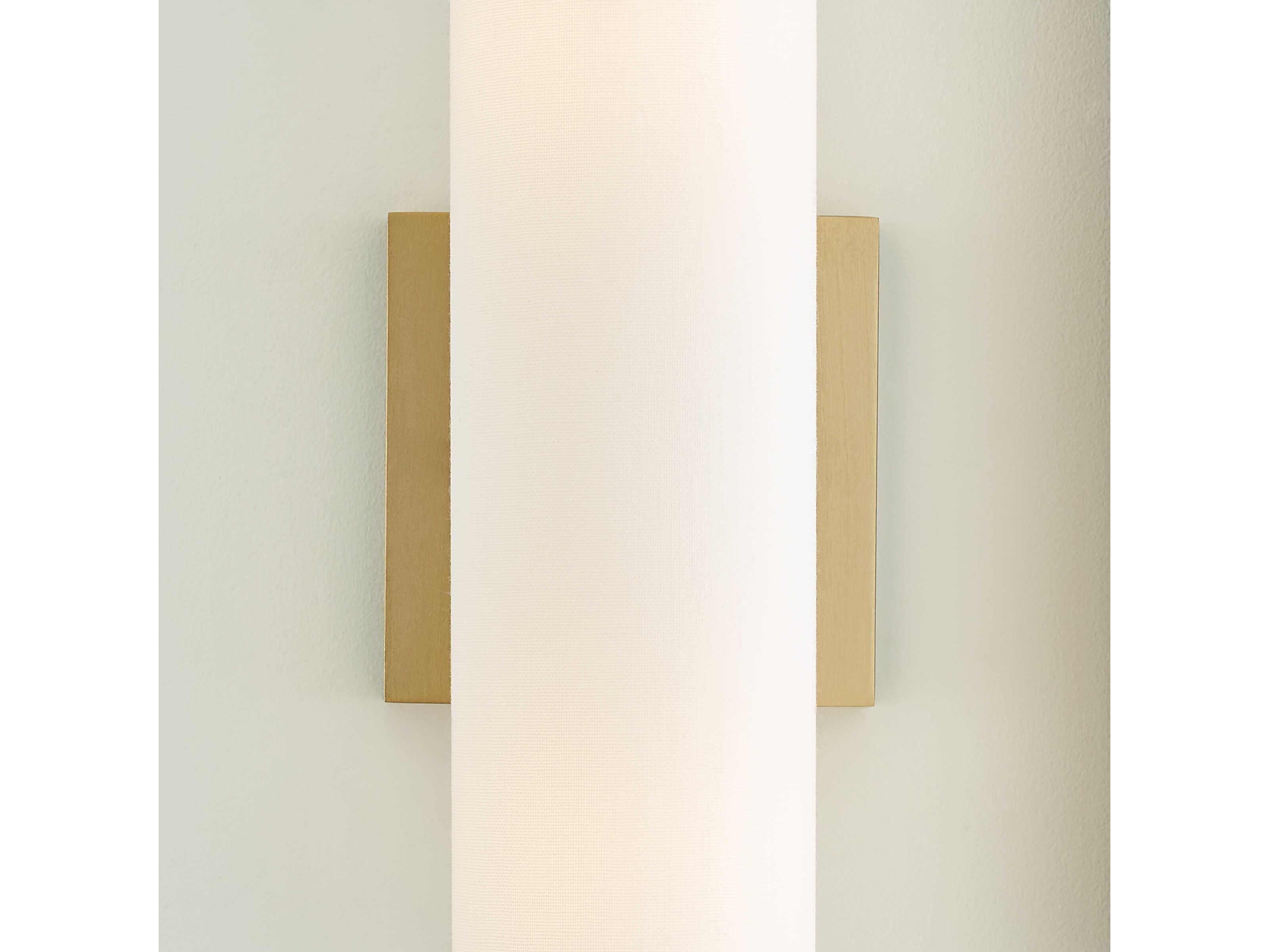 Visual Comfort Studio Capalino 2-Light Satin Brass Wall Sconce