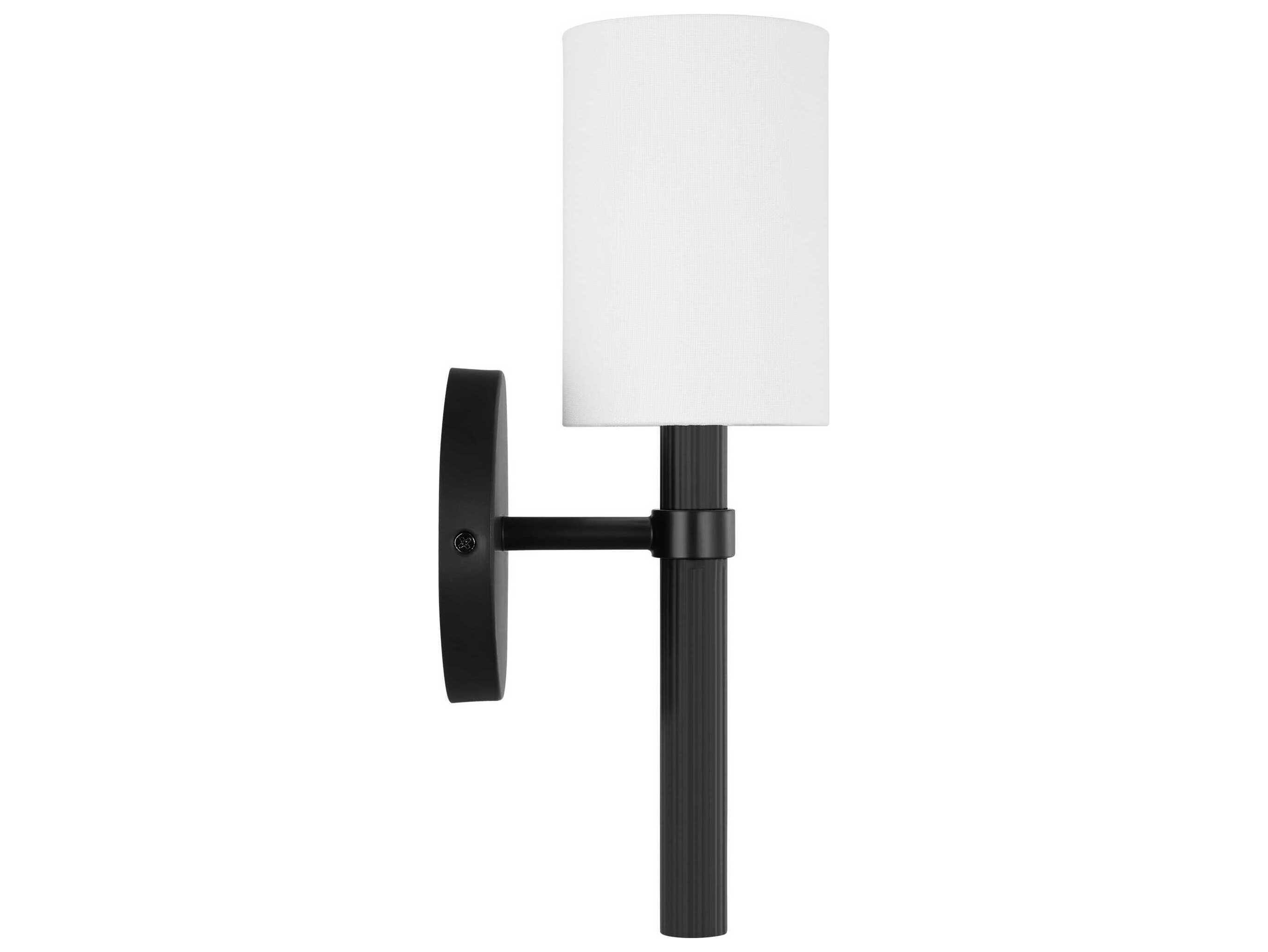 Visual Comfort Studio Manor 1-Light Midnight Black Wall Sconce