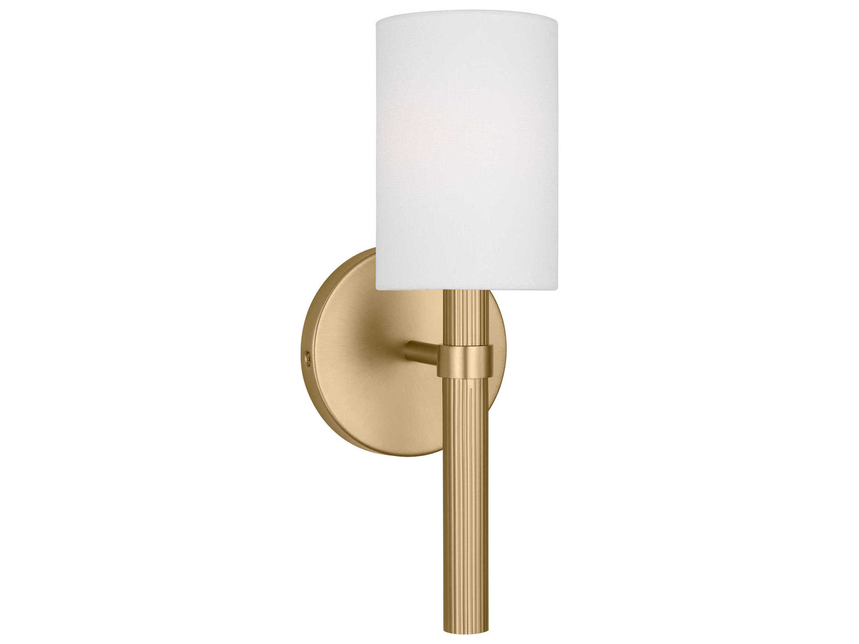 Visual Comfort Studio Manor 1-Light Satin Brass Wall Sconce