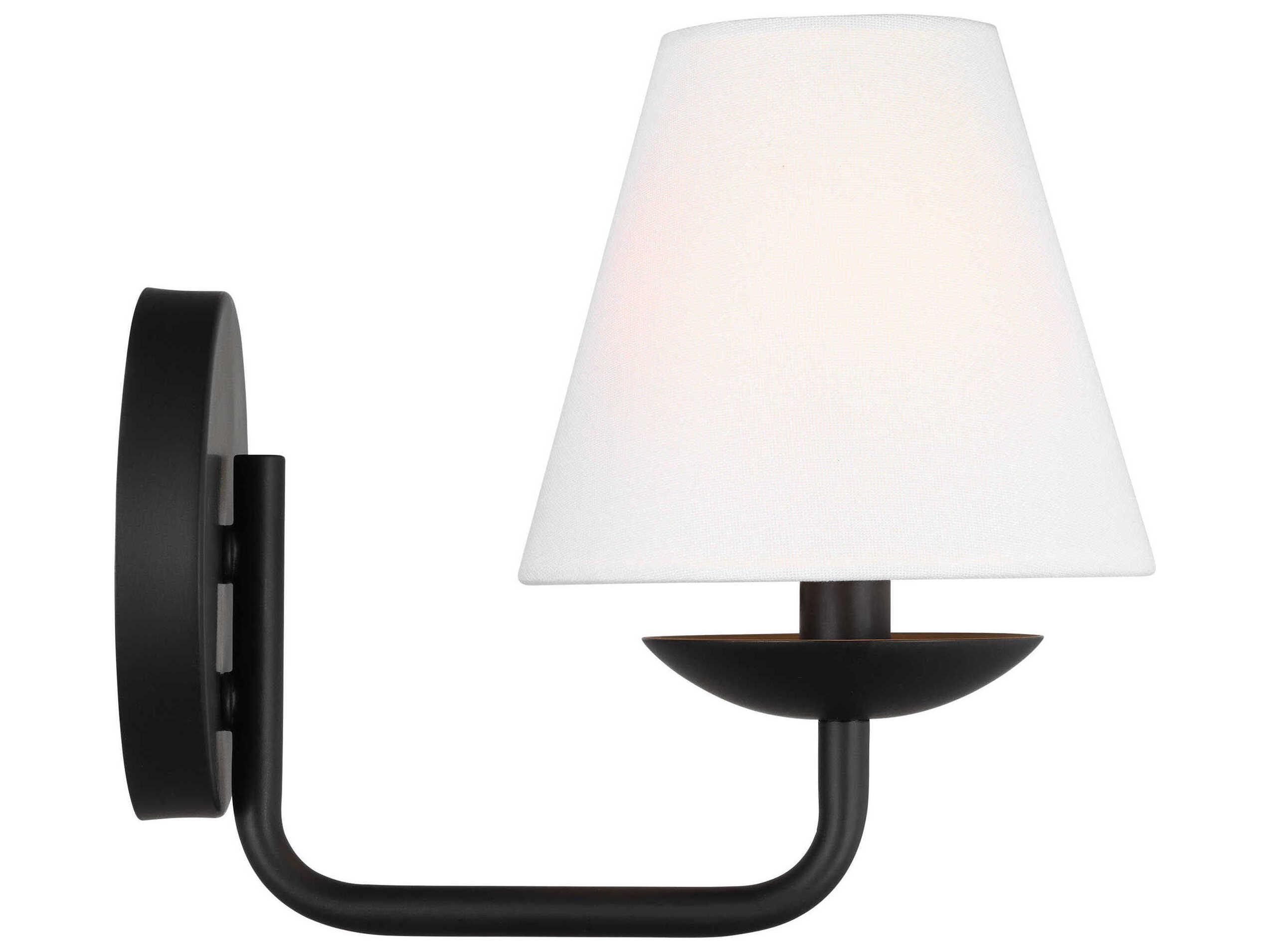 Visual Comfort Studio Albion 1-Light Midnight Black Wall Sconce