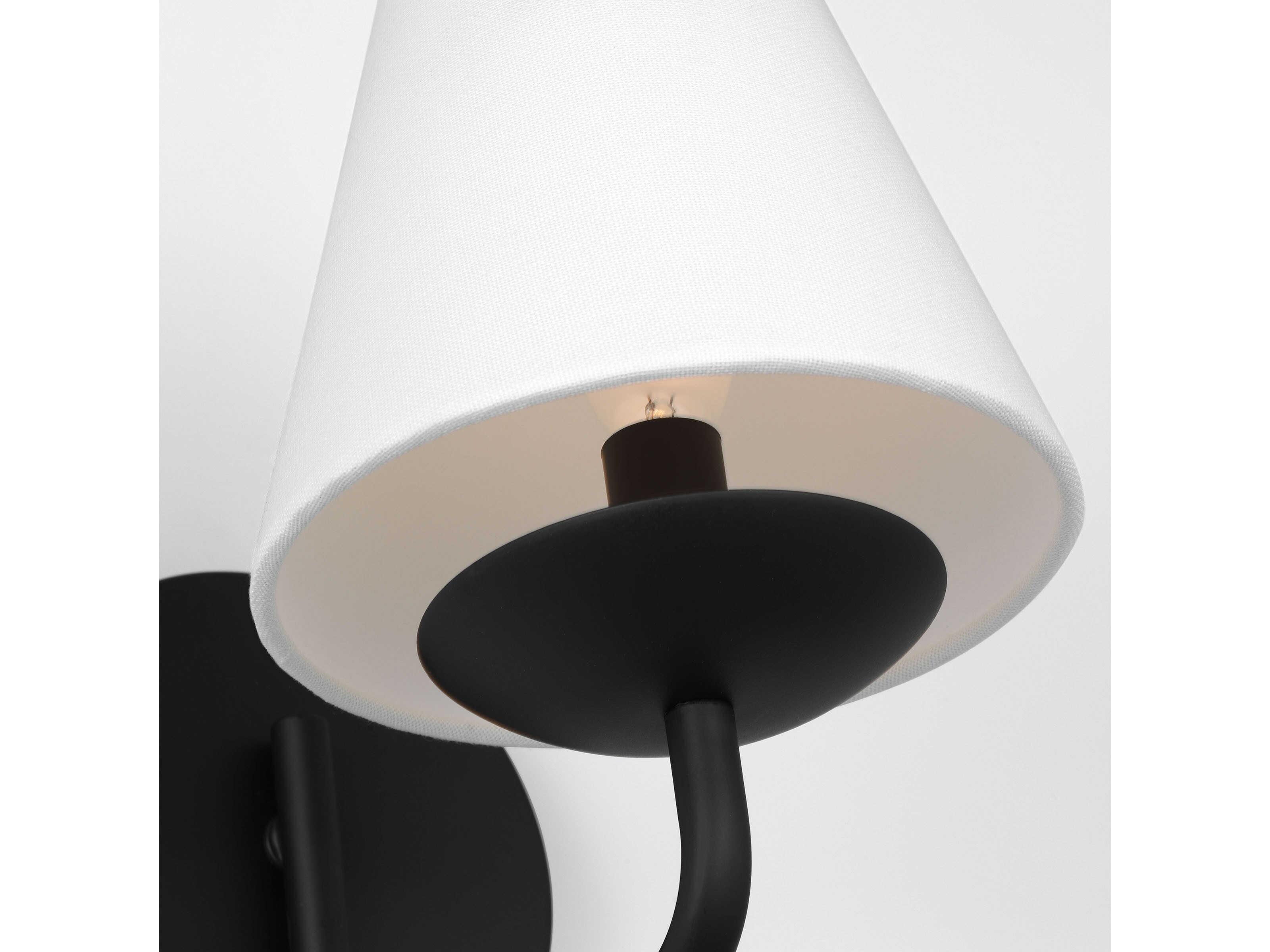 Visual Comfort Studio Albion 1-Light Midnight Black Wall Sconce